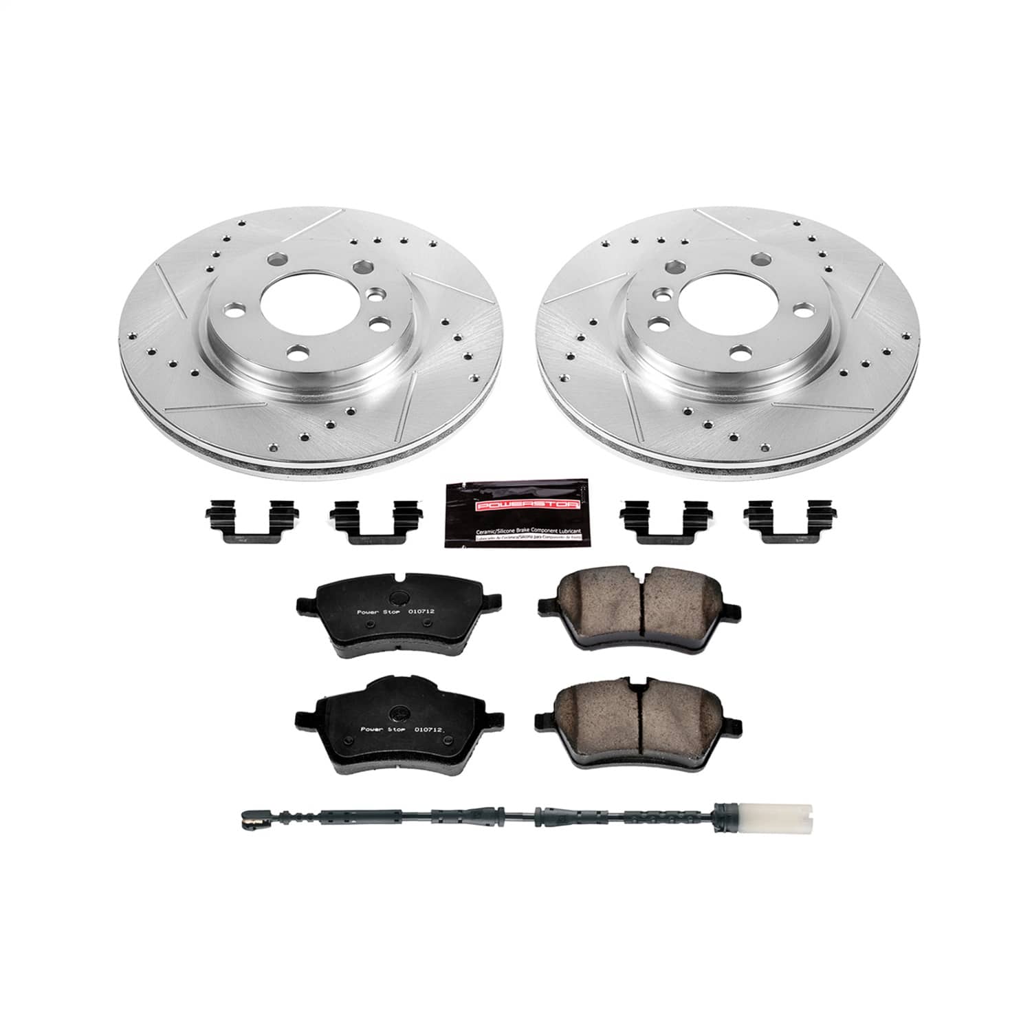 Power Stop - K6665 - Front - Disc Brake Pad and Rotor Kit