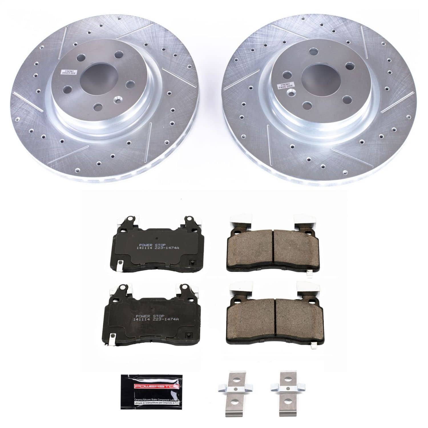 Power Stop - K6798 - Front - Disc Brake Pad and Rotor Kit