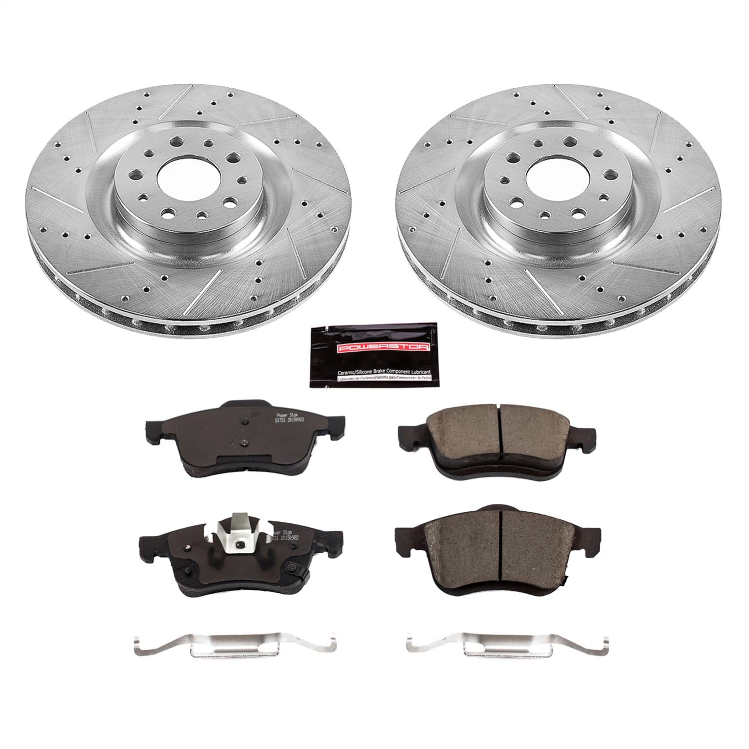 Power Stop - K6840 - Front - Disc Brake Pad and Rotor Kit