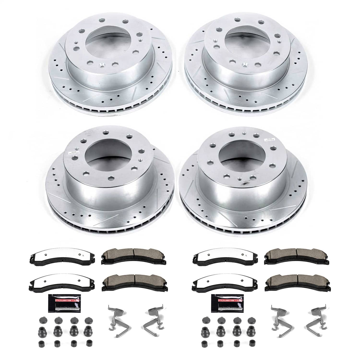 Power Stop - K6992-36 - Front and Rear - Disc Brake Pad and Rotor Kit