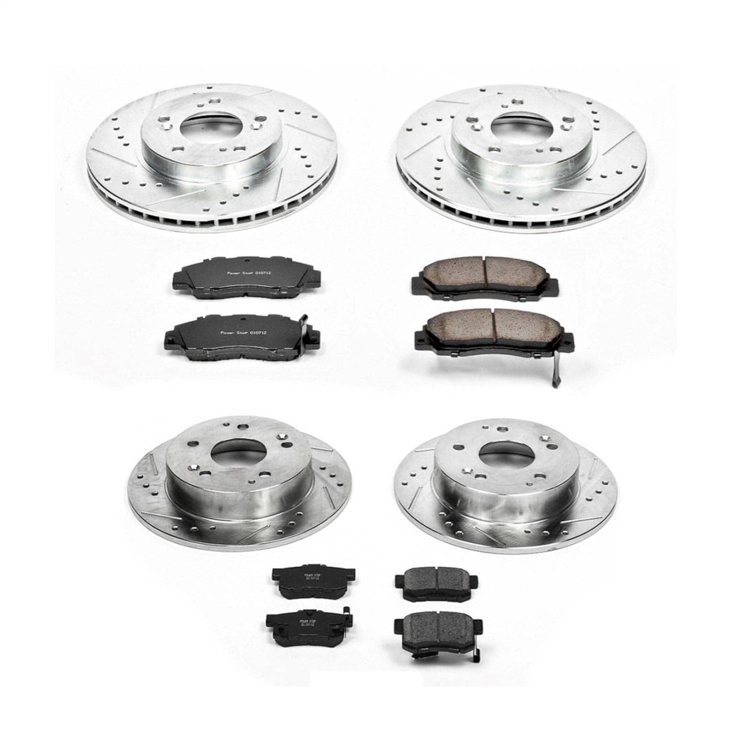 Power Stop - K707 - Front and Rear - Disc Brake Pad and Rotor Kit
