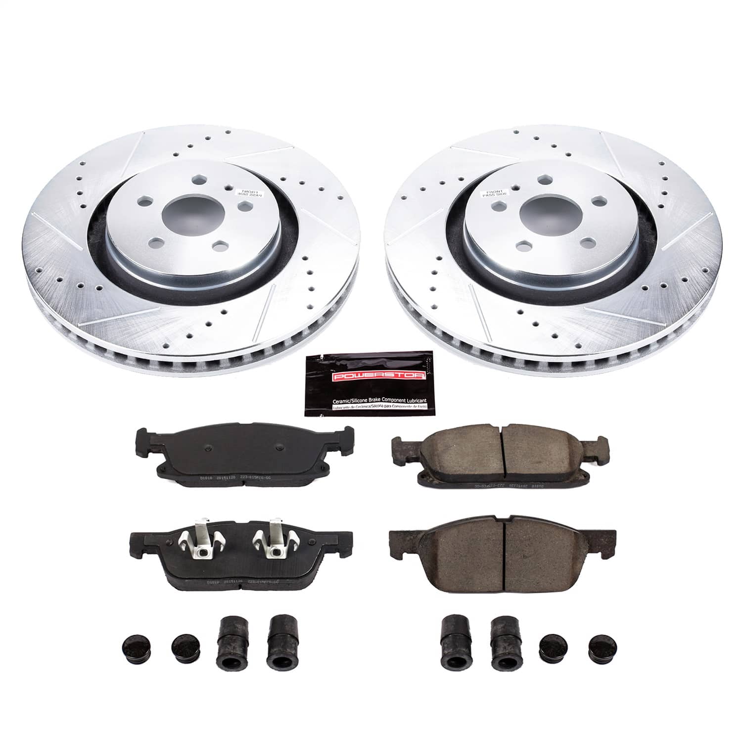 Power Stop - K7143 - Front - Disc Brake Pad and Rotor Kit