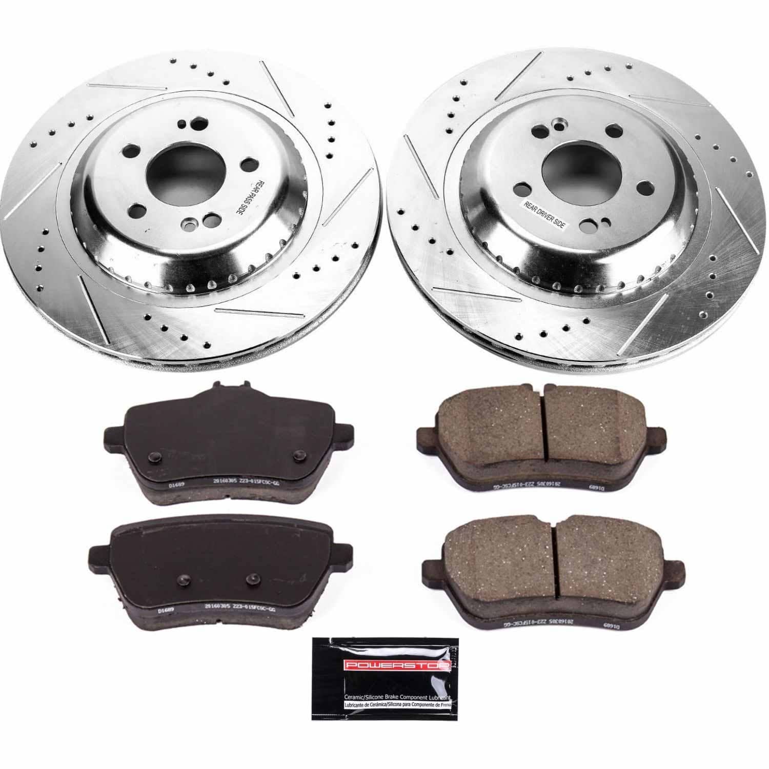 Power Stop - K7181 - Rear - Disc Brake Pad and Rotor Kit