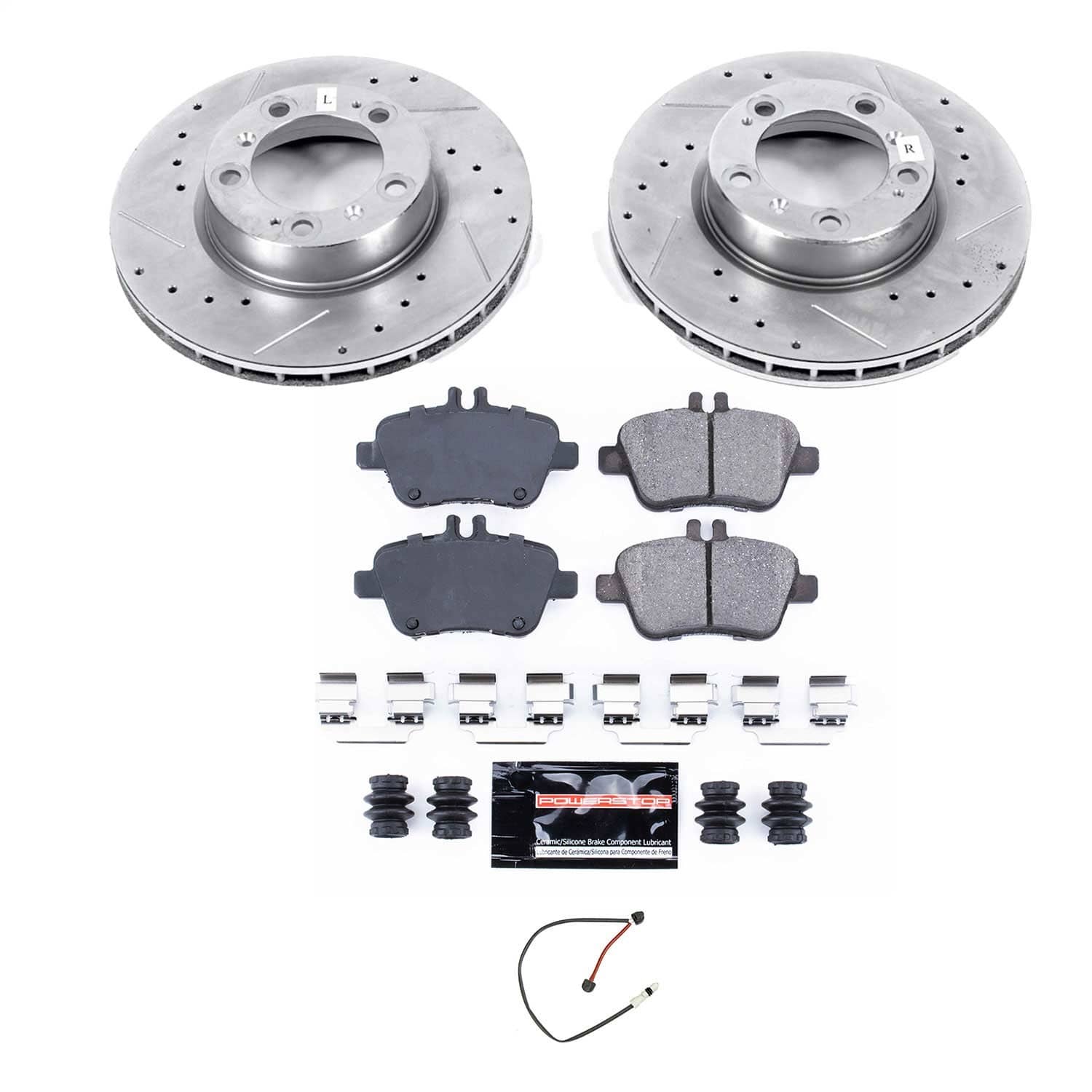 Power Stop - K7195 - Front - Disc Brake Pad and Rotor Kit