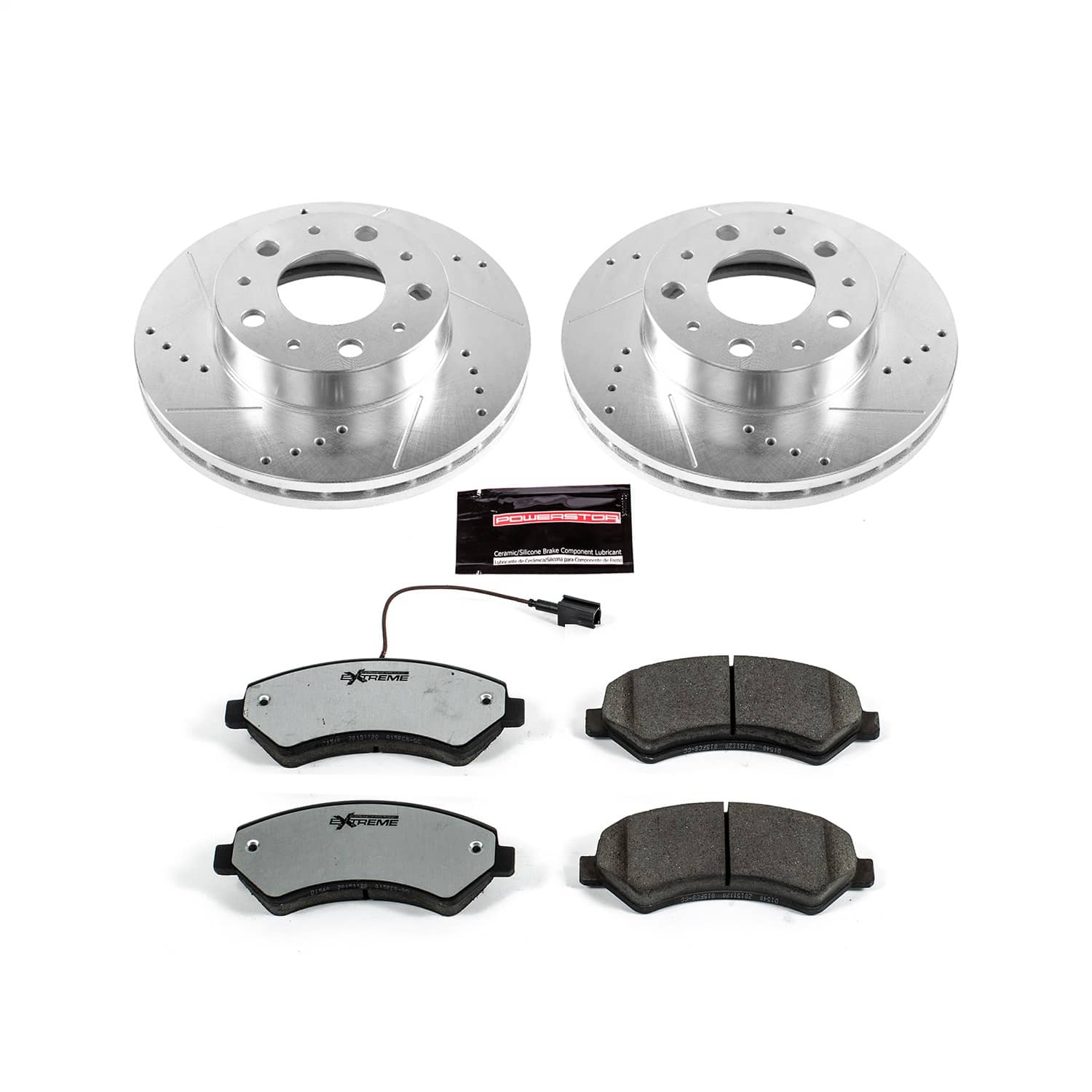 Power Stop - K7303-36 - Front - Disc Brake Pad and Rotor Kit