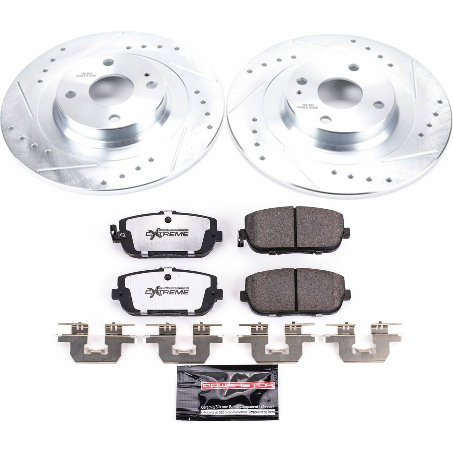 Power Stop - K7362-26 - Rear - Disc Brake Pad and Rotor Kit