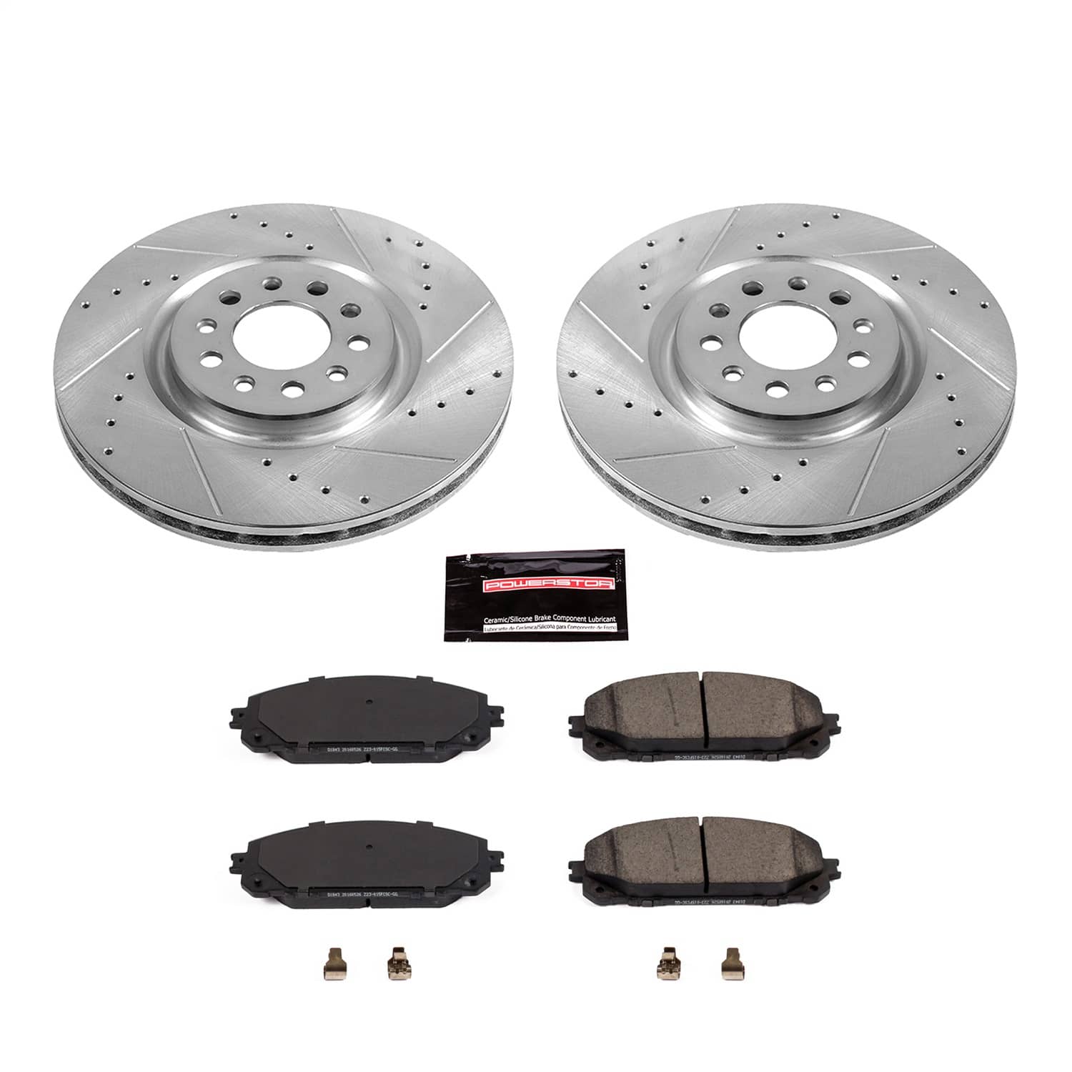 Power Stop - K7414 - Front - Disc Brake Pad and Rotor Kit