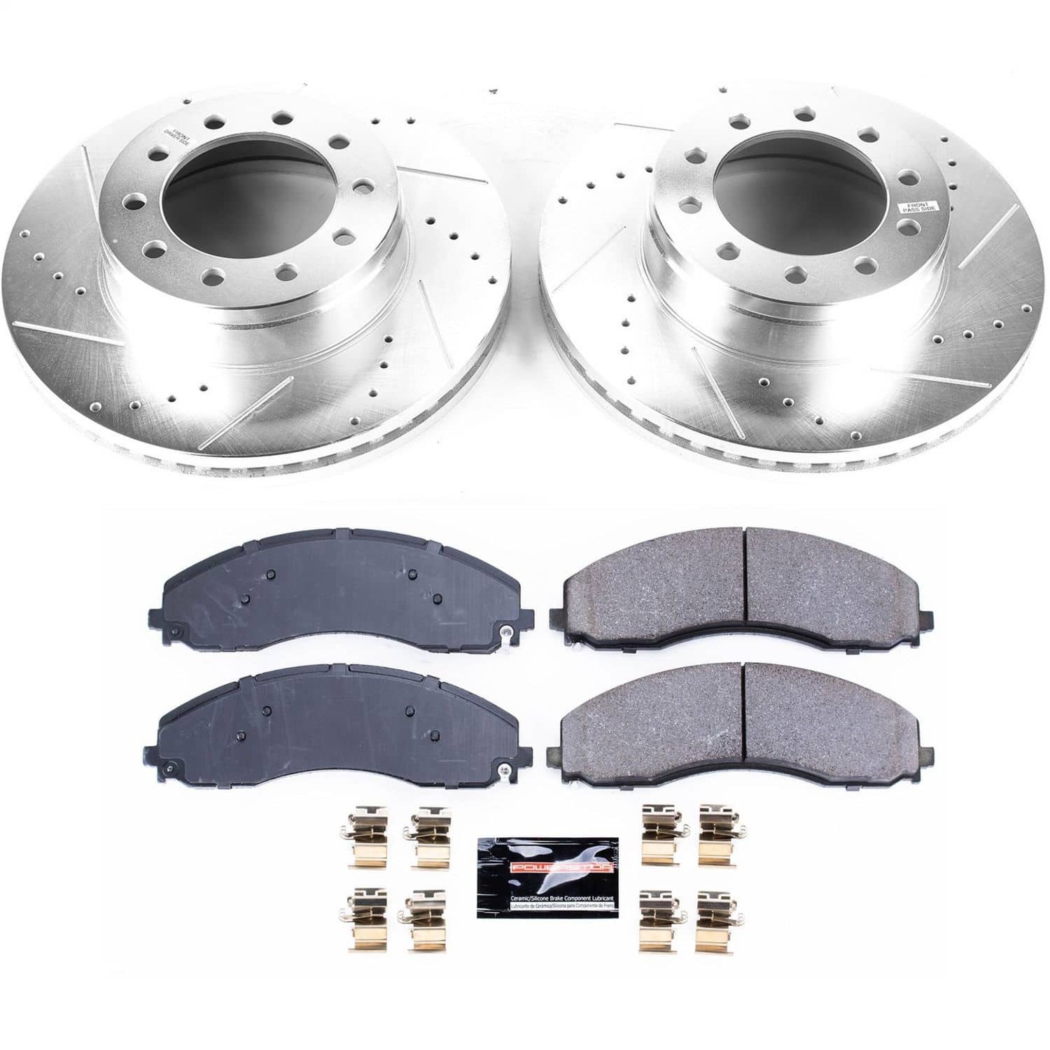 Power Stop - K7422 - Front - Disc Brake Pad and Rotor Kit