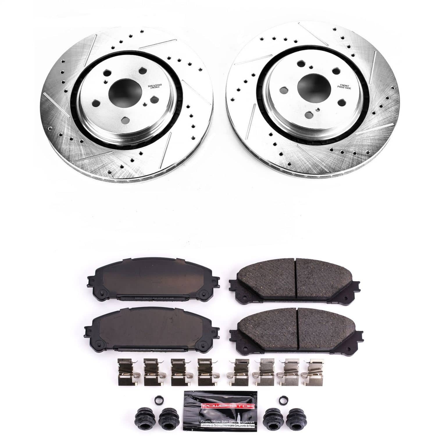 Power Stop - K7688 - Front - Disc Brake Pad and Rotor Kit