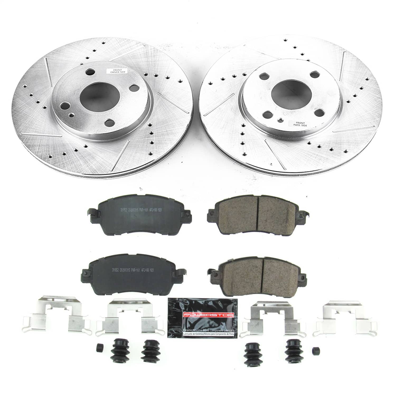 Power Stop - K7700 - Front - Disc Brake Pad and Rotor Kit