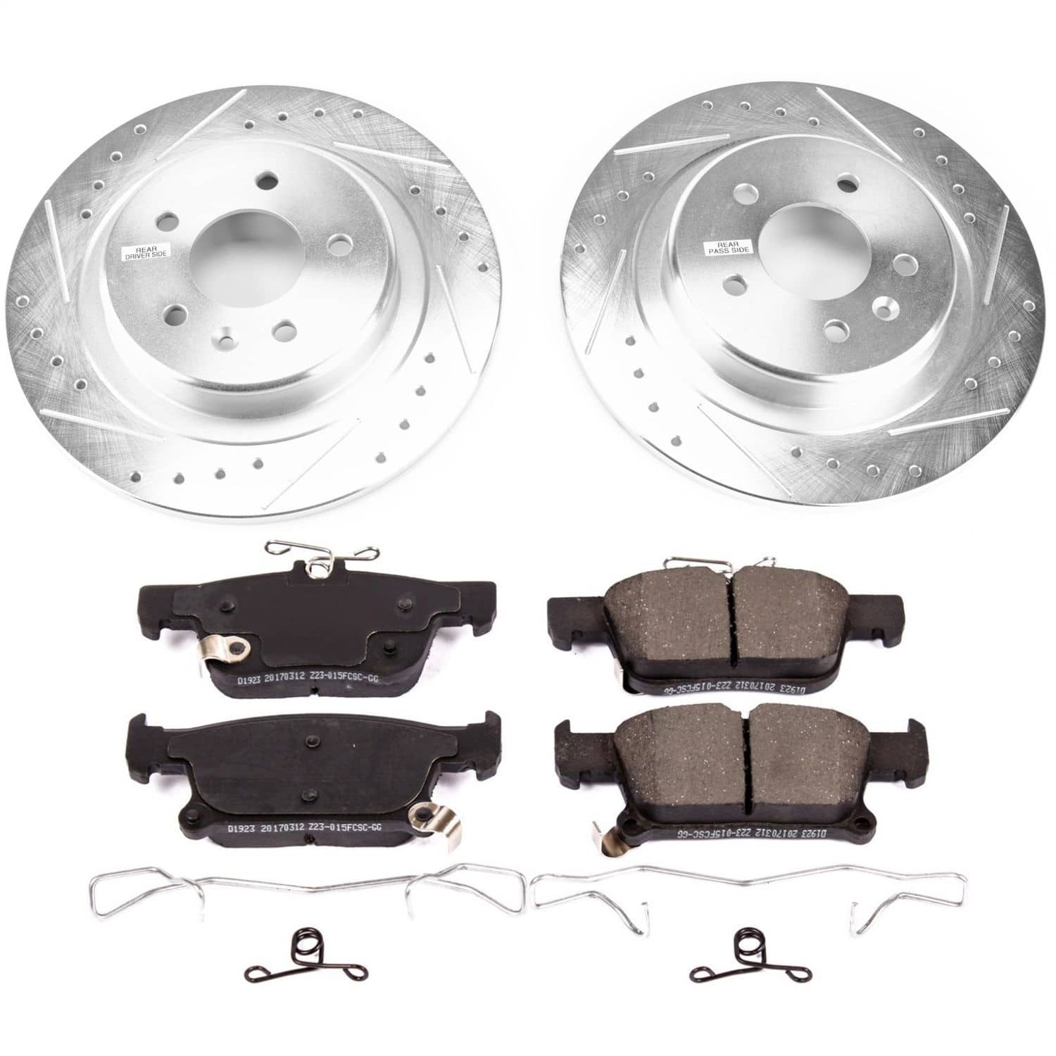Power Stop - K7716 - Rear - Disc Brake Pad and Rotor Kit