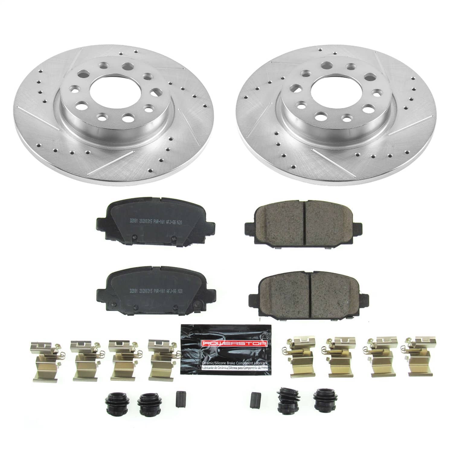 Power Stop - K7736 - Rear - Disc Brake Pad and Rotor Kit