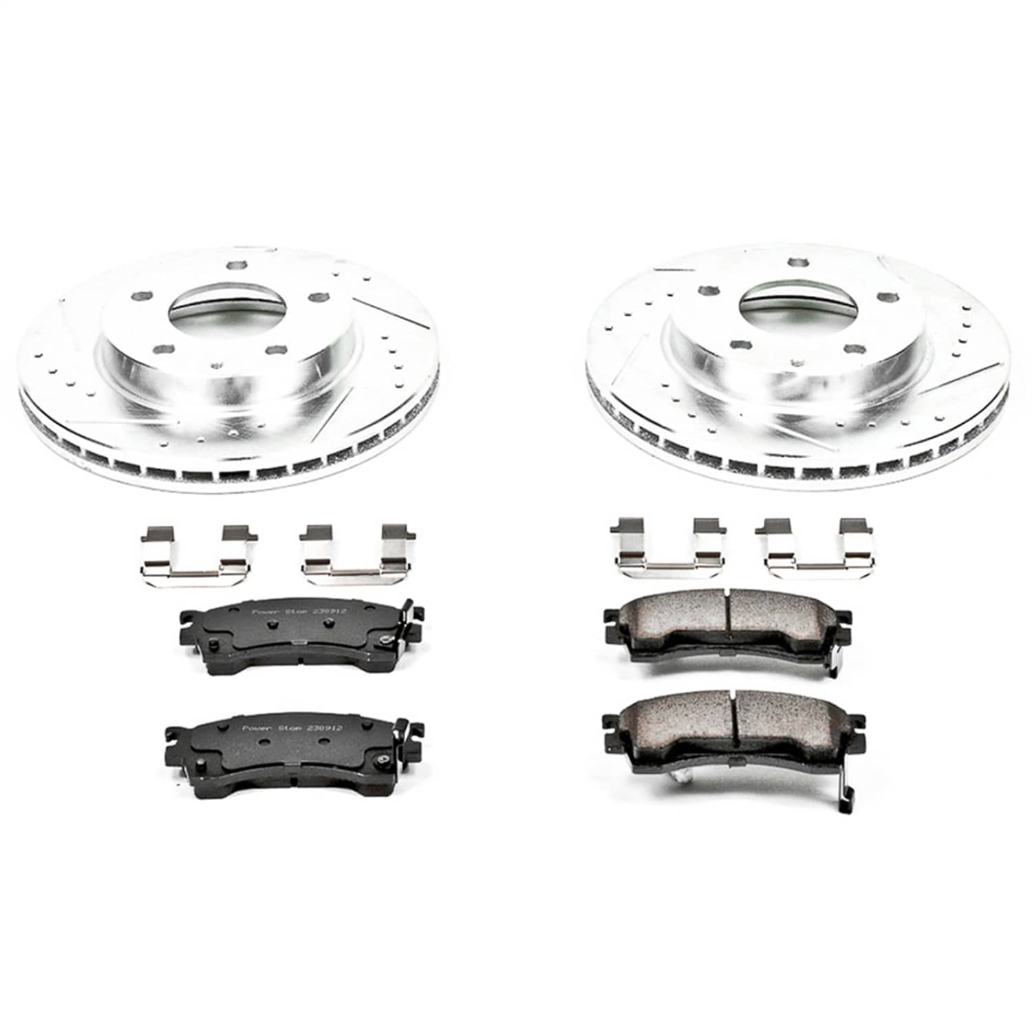 Power Stop - K782 - Front - Disc Brake Pad and Rotor Kit