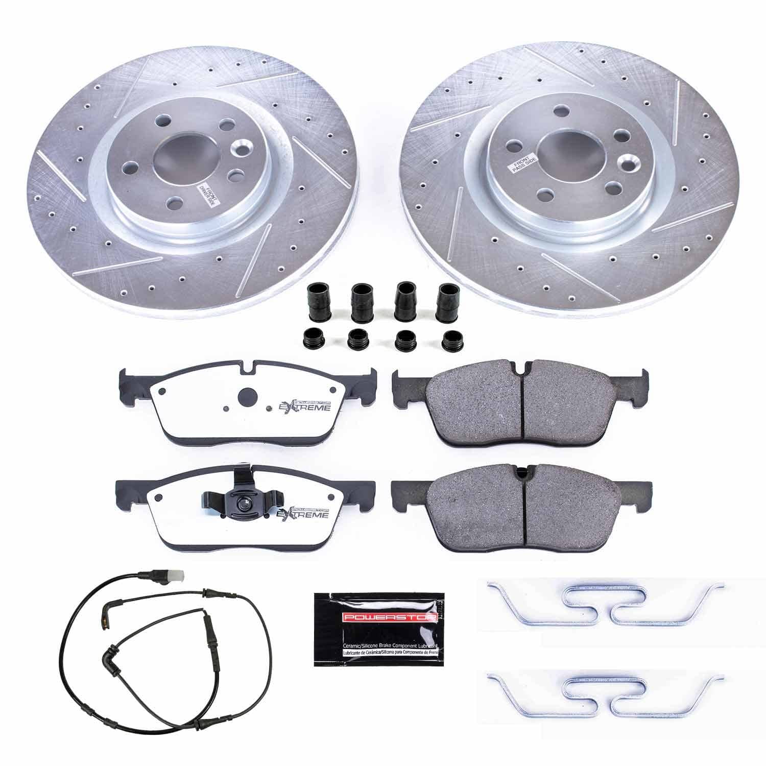 Power Stop - K7991-36 - Front - Disc Brake Pad and Rotor Kit