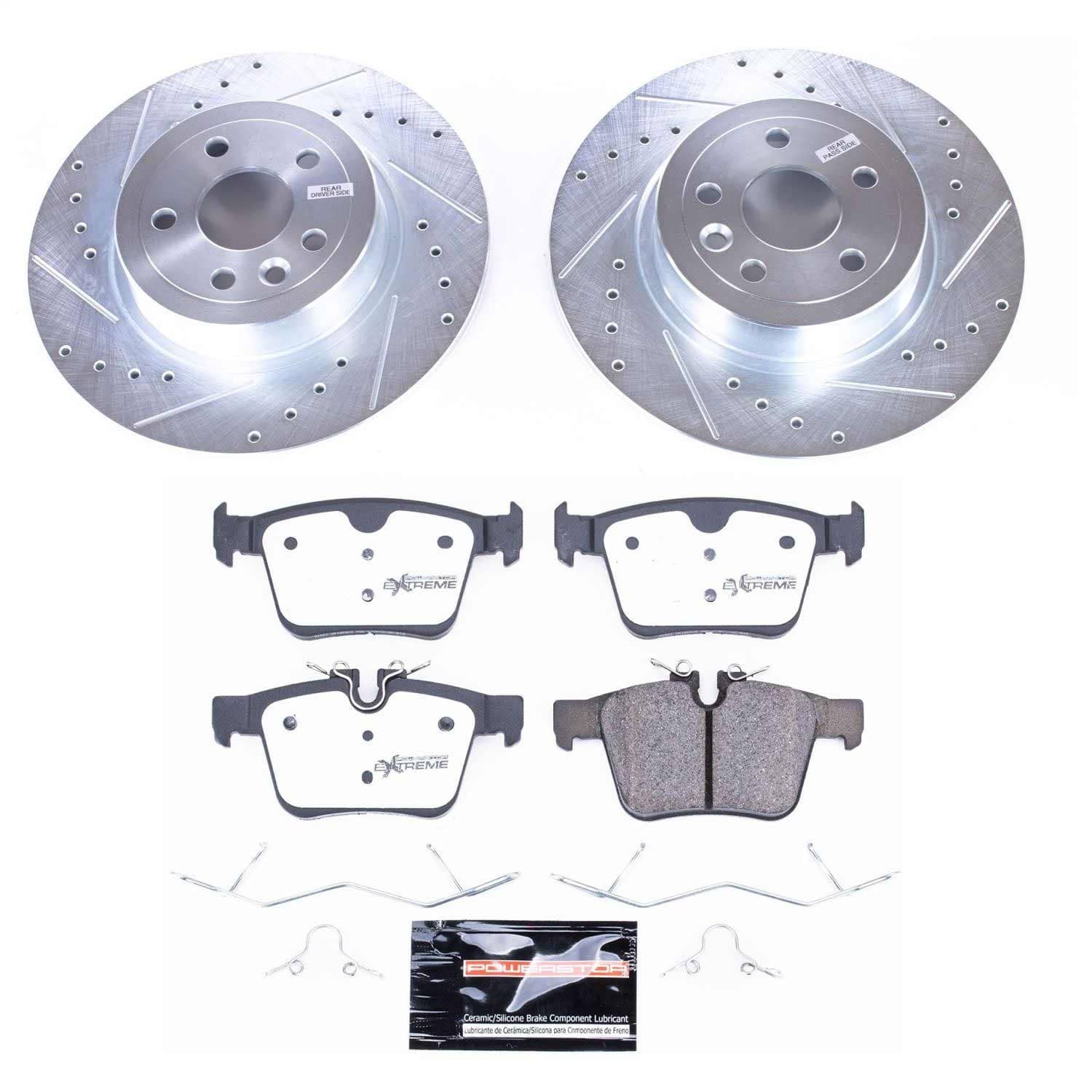 Power Stop - K7994-36 - Rear - Disc Brake Pad and Rotor Kit