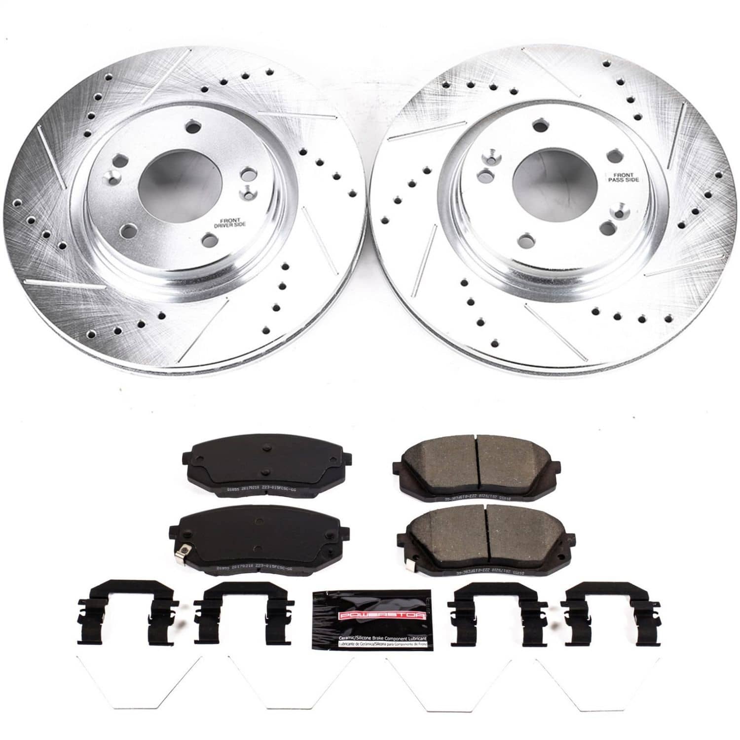Power Stop - K8011 - Front - Disc Brake Pad and Rotor Kit