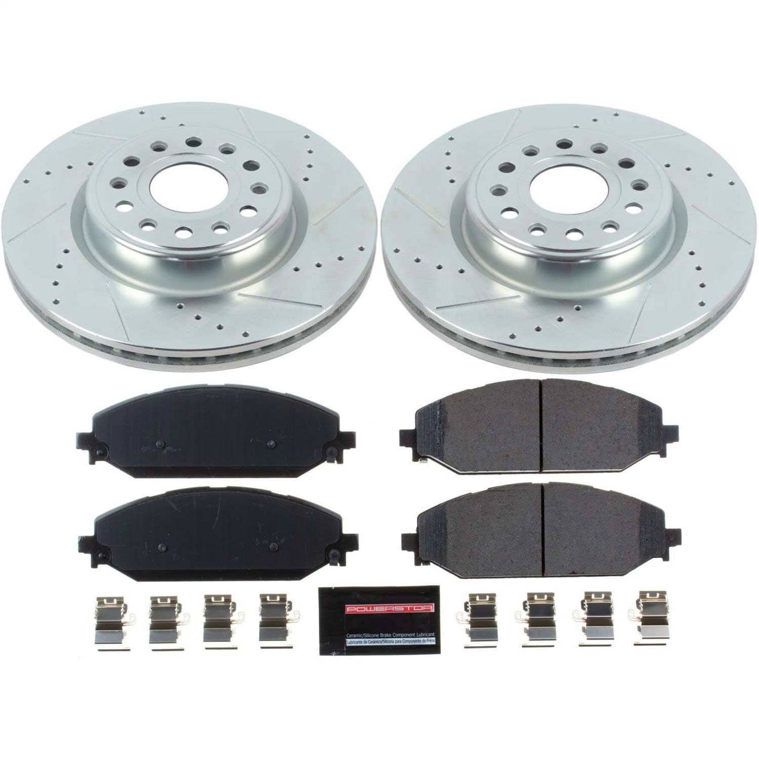 Power Stop - K8183 - Front - Disc Brake Pad and Rotor Kit