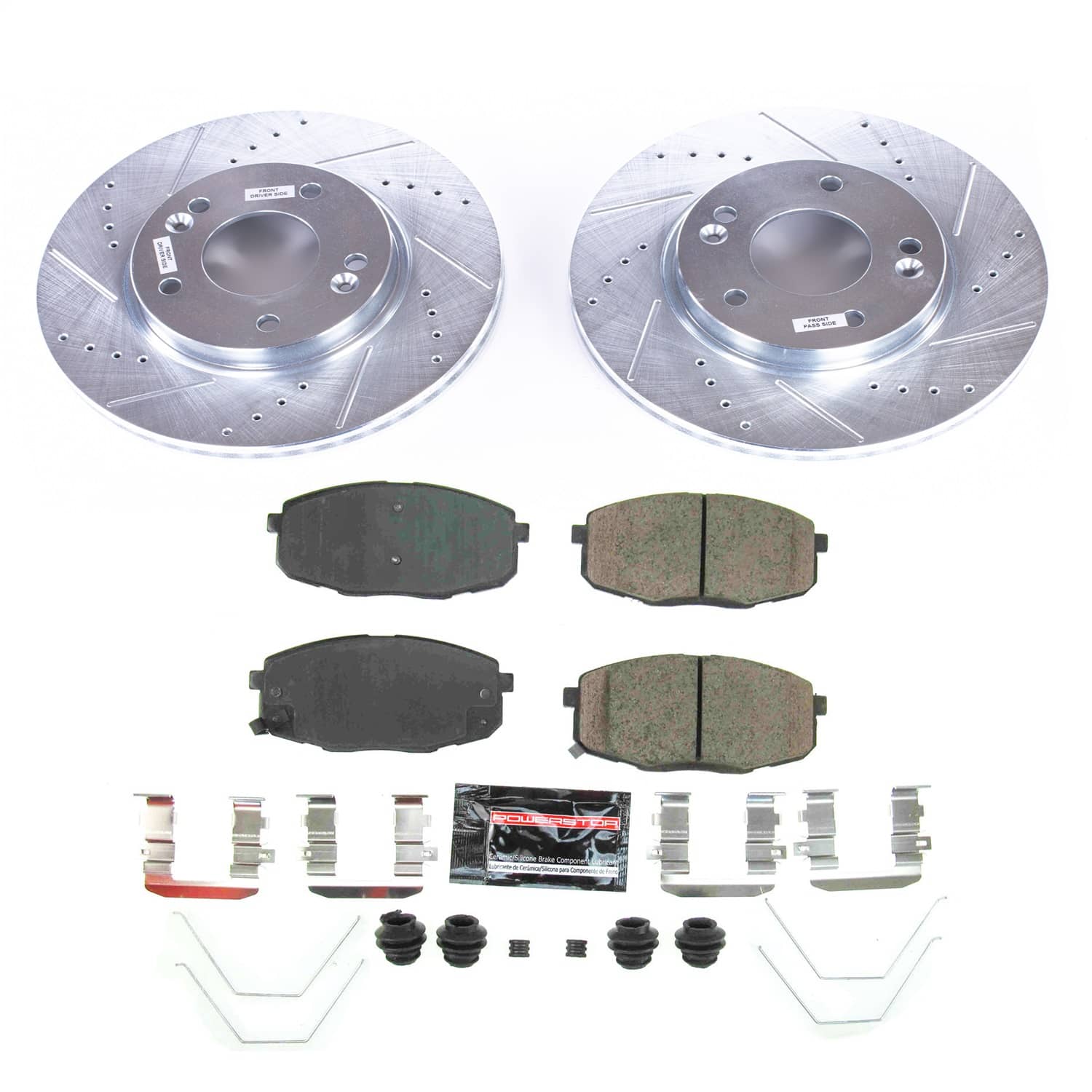 Power Stop - K8279 - Front - Disc Brake Pad and Rotor Kit