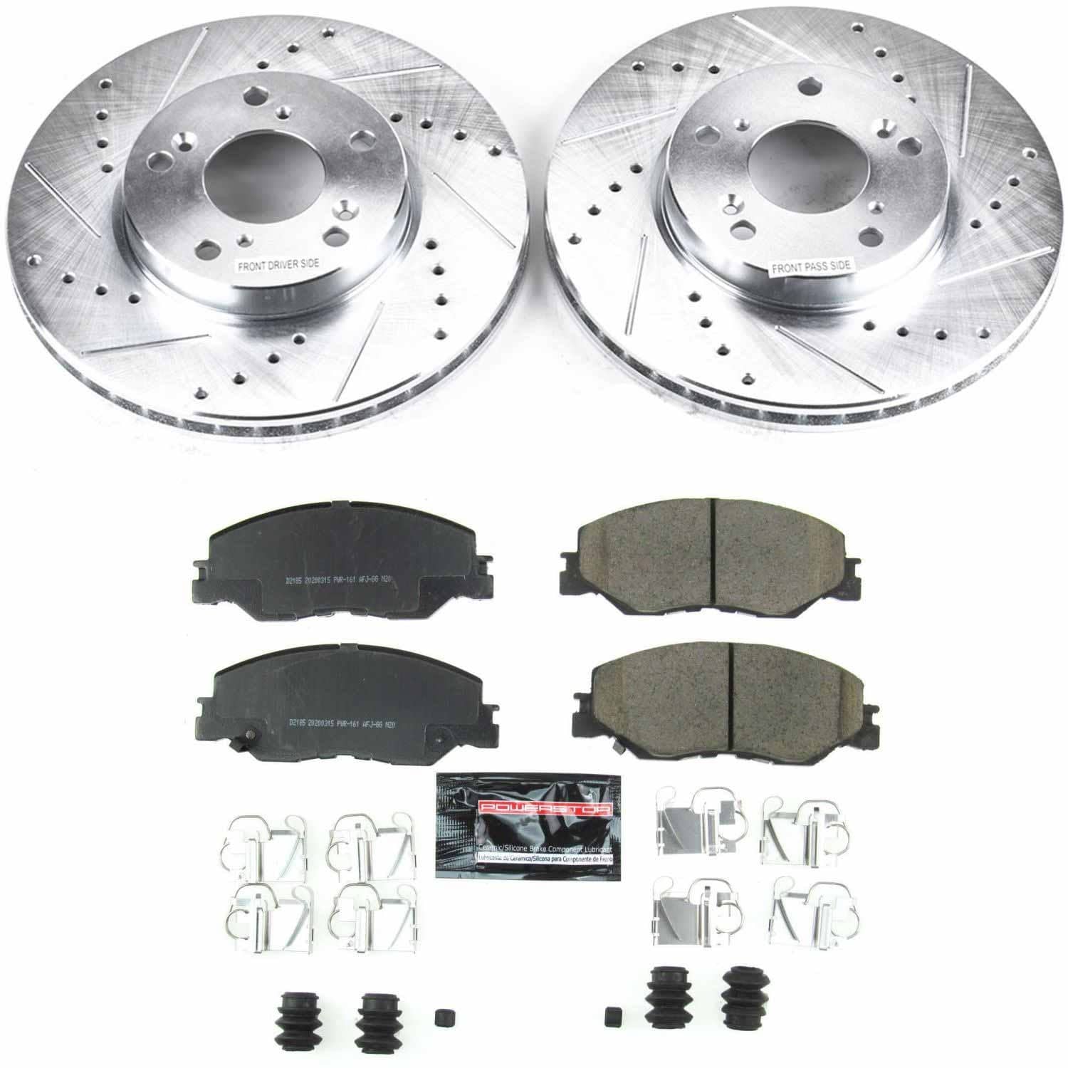 Power Stop - K8318 - Front - Disc Brake Pad and Rotor Kit