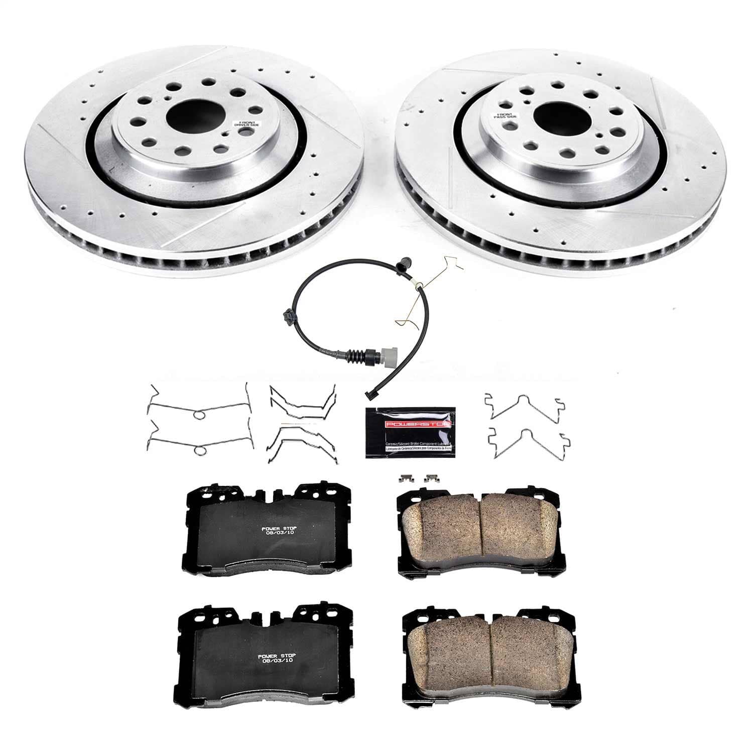 Power Stop - K8320 - Front - Disc Brake Pad and Rotor Kit