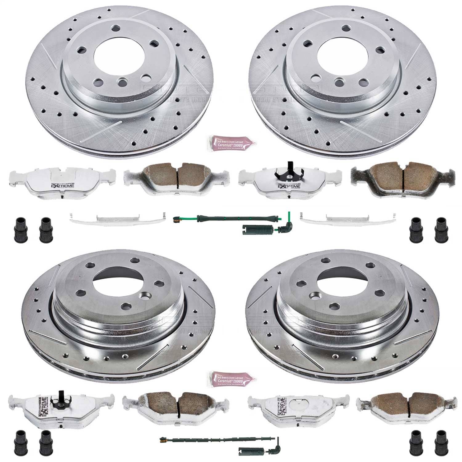 Power Stop - K874-26 - Front and Rear - Disc Brake Pad and Rotor Kit