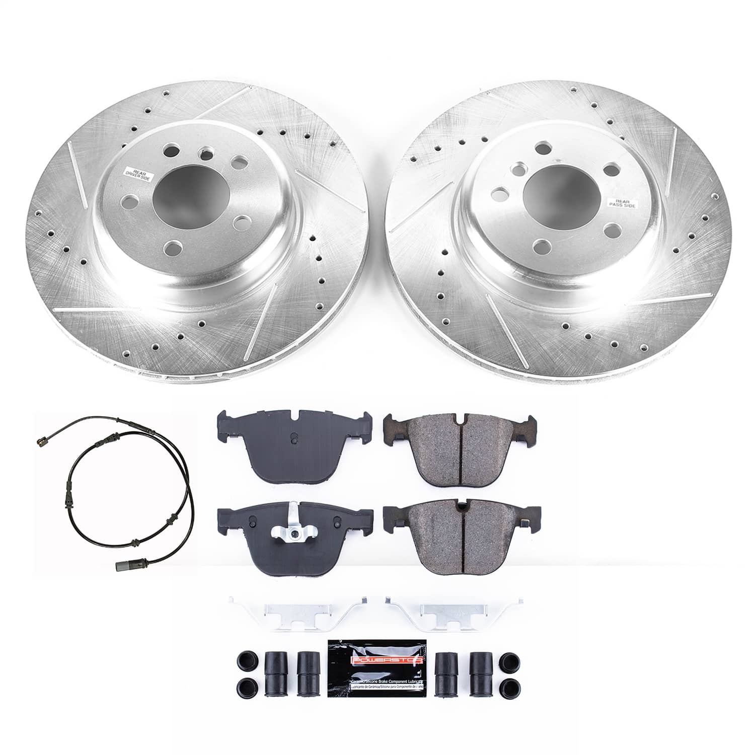 Power Stop - K8848 - Rear - Disc Brake Pad and Rotor Kit