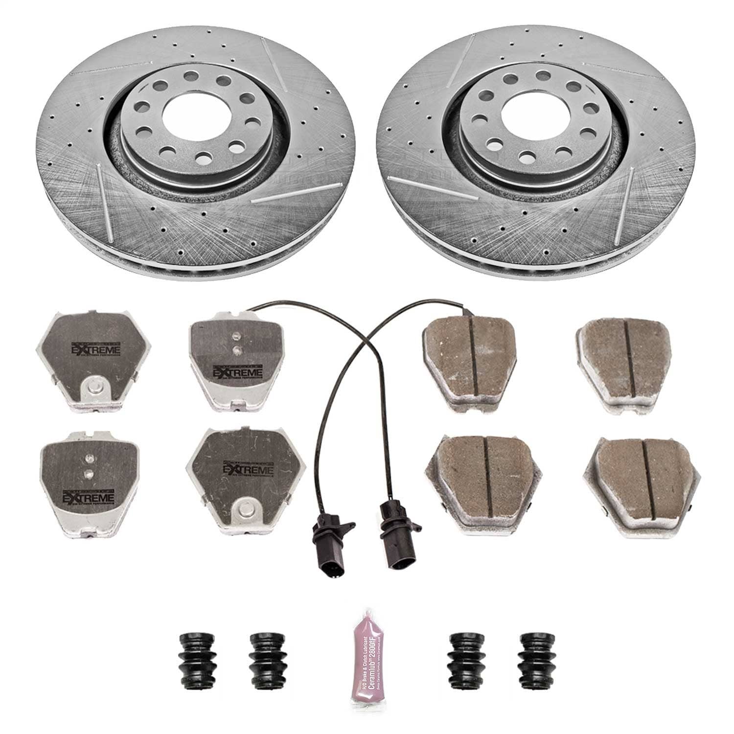 Power Stop - K886-26 - Front - Disc Brake Pad and Rotor Kit