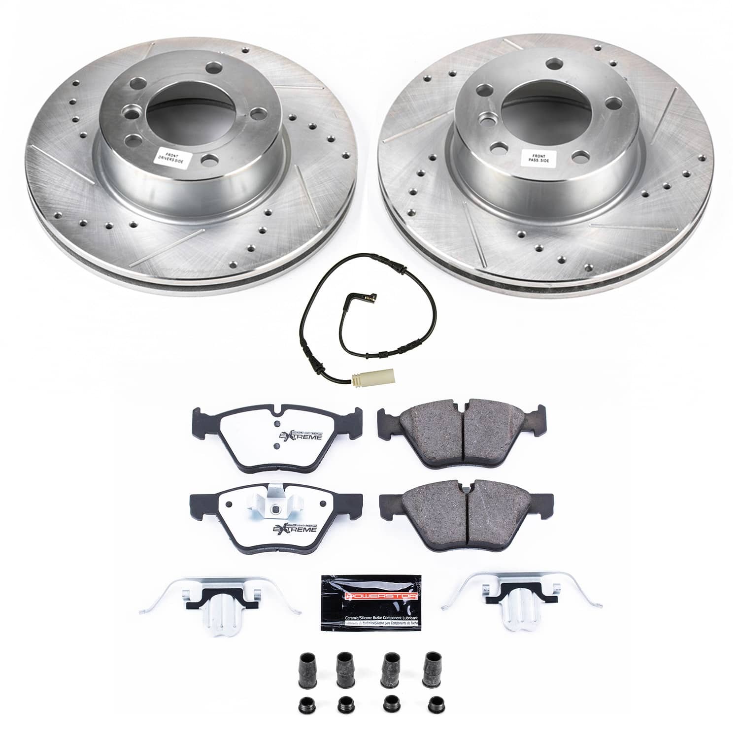 Power Stop - K8949-26 - Front - Disc Brake Pad and Rotor Kit