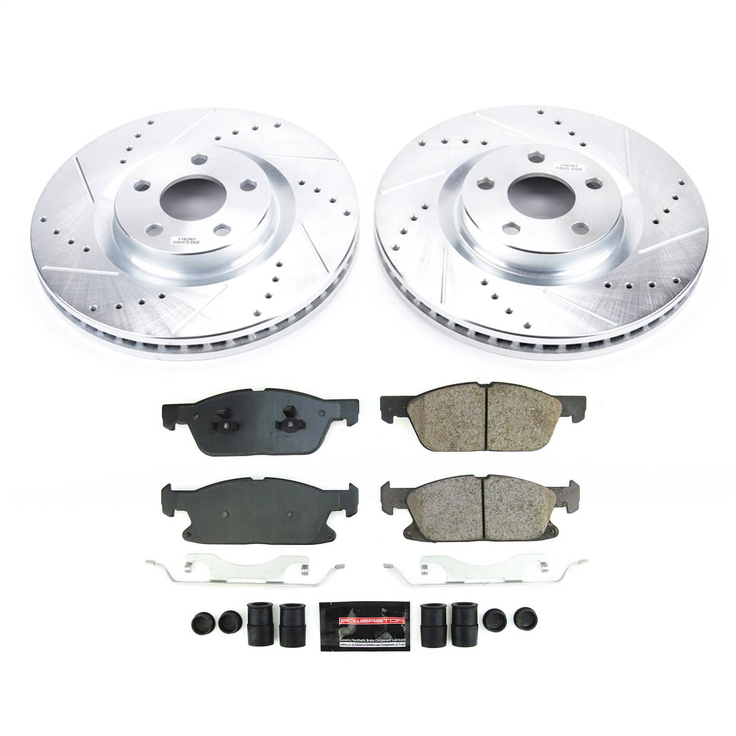 Power Stop - K8961 - Front - Disc Brake Pad and Rotor Kit