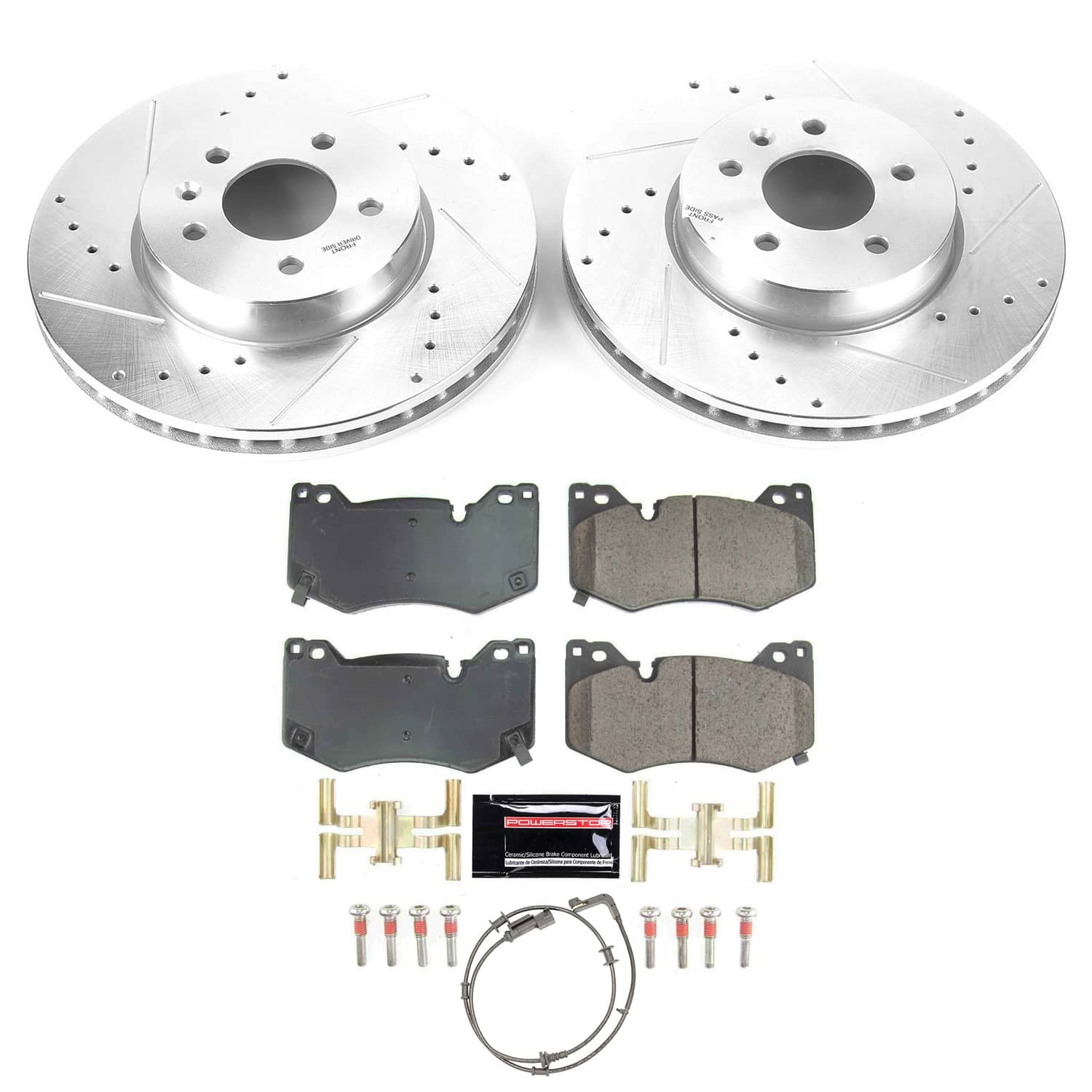 Power Stop - K9074 - Front - Disc Brake Pad and Rotor Kit