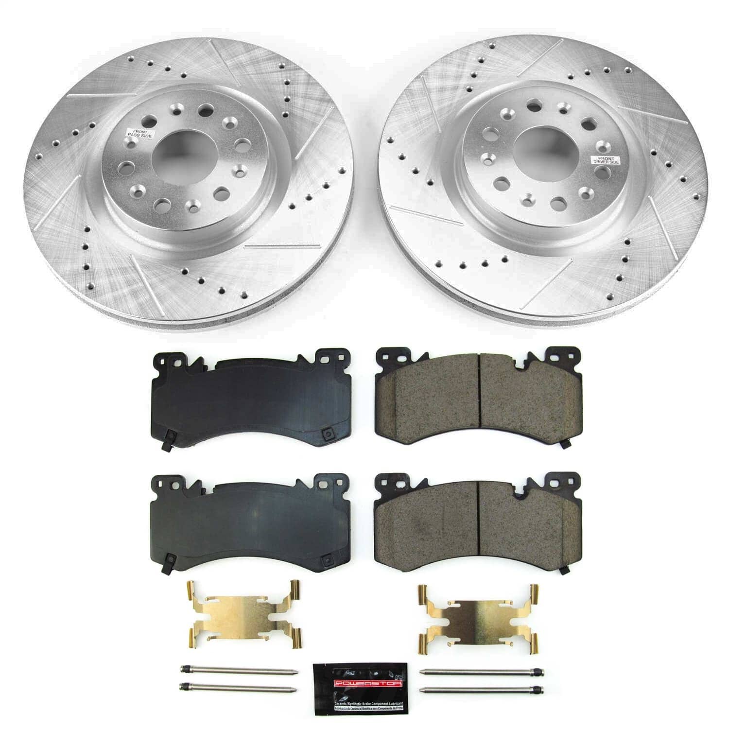 Power Stop - K9076 - Front - Disc Brake Pad and Rotor Kit