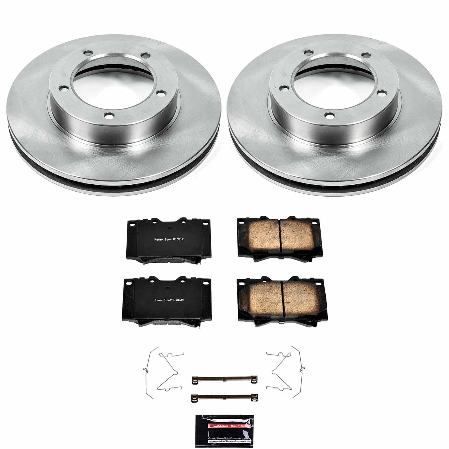 Power Stop - KOE1132 - Front - Disc Brake Pad and Rotor Kit