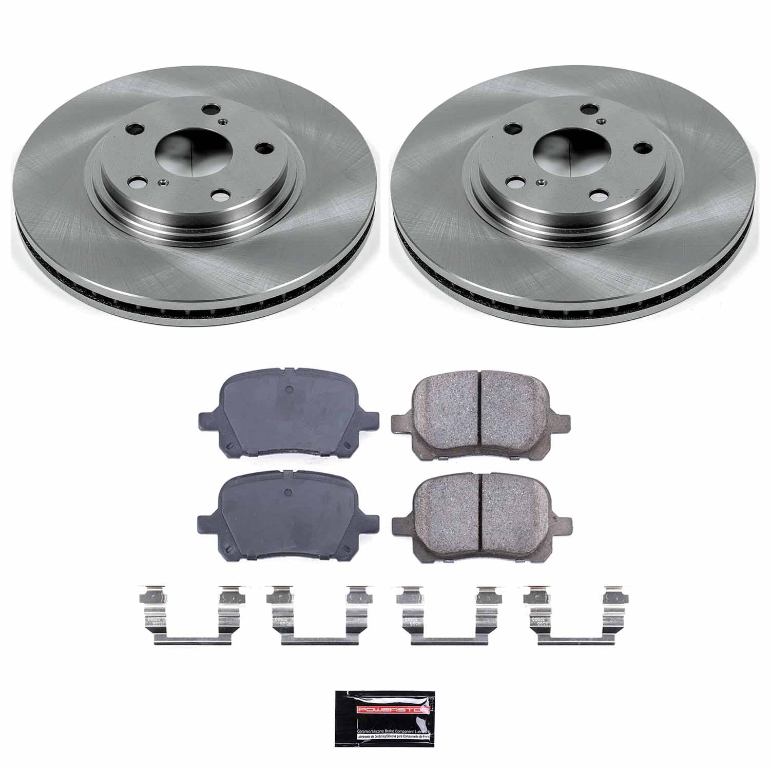 Power Stop - KOE1135 - Front - Disc Brake Pad and Rotor Kit