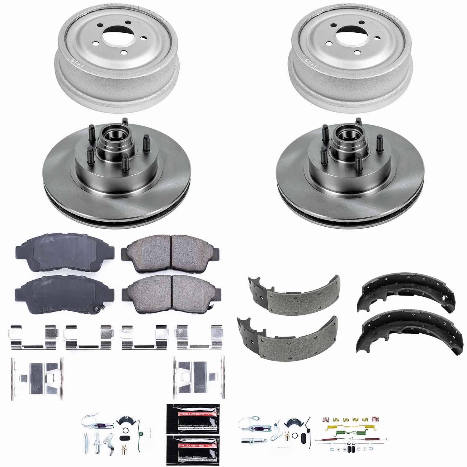 Power Stop - KOE15006DK - Complete Vehicle Disc/Drum Brake Kit