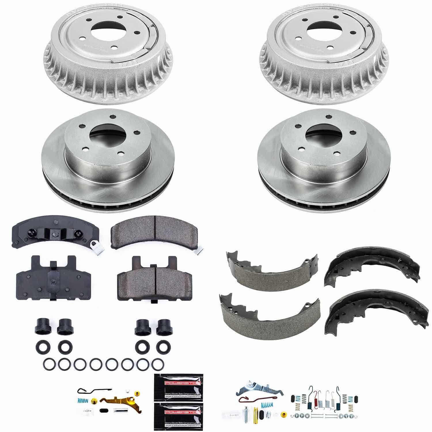 Power Stop - KOE15048DK - Complete Vehicle Disc/Drum Brake Kit