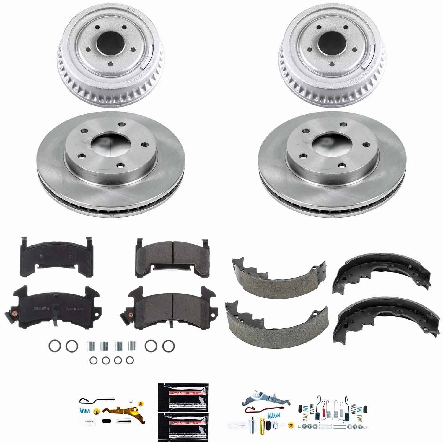 Power Stop - KOE15050DK - Complete Vehicle Disc/Drum Brake Kit