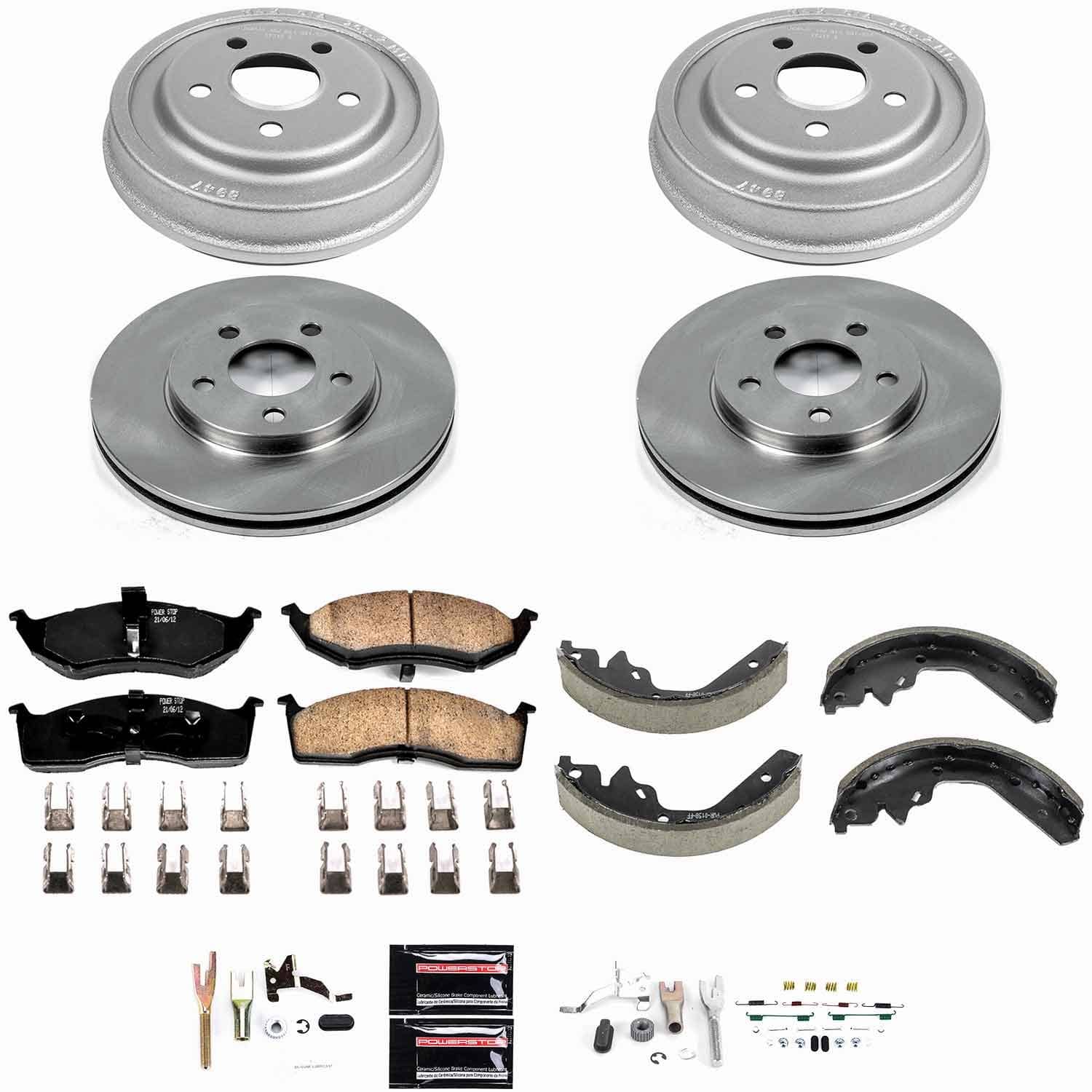 Power Stop - KOE15058DK - Complete Vehicle Disc/Drum Brake Kit