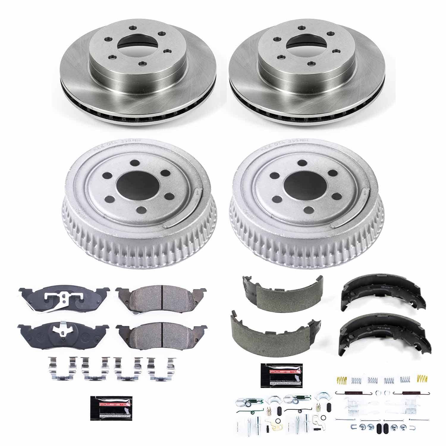 Power Stop - KOE15070DK - Complete Vehicle Disc/Drum Brake Kit