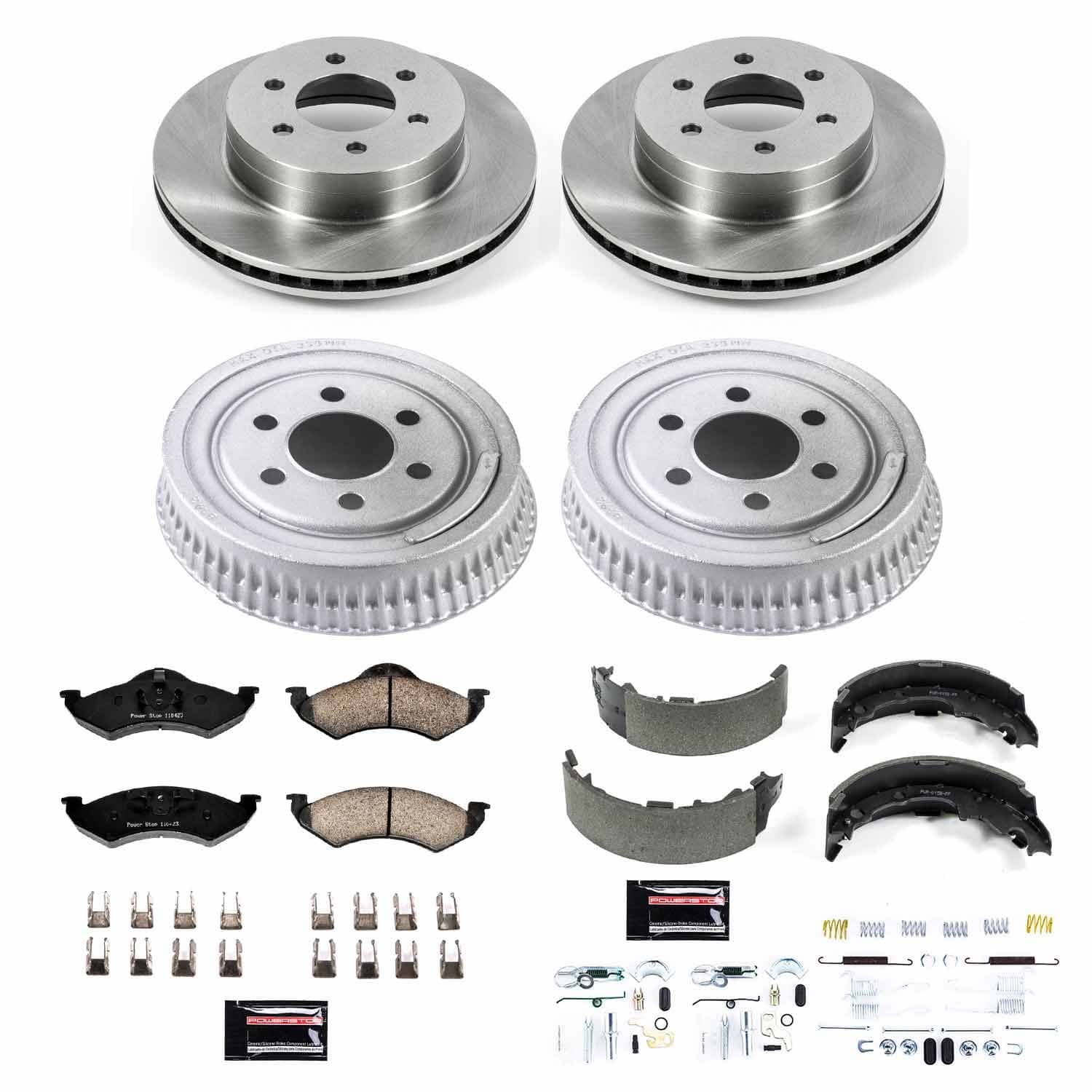 Power Stop - KOE15072DK - Complete Vehicle Disc/Drum Brake Kit