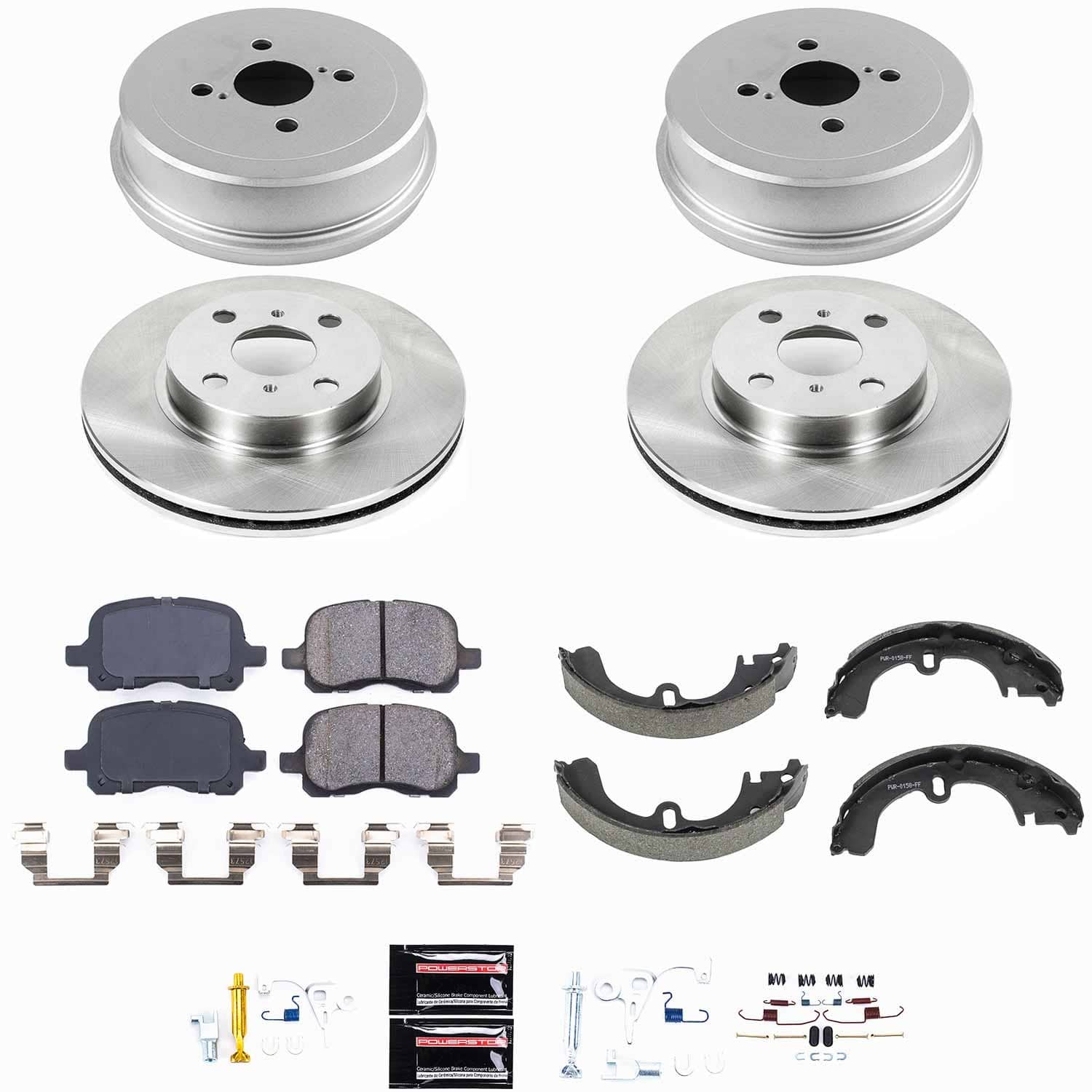 Power Stop - KOE15078DK - Complete Vehicle Disc/Drum Brake Kit