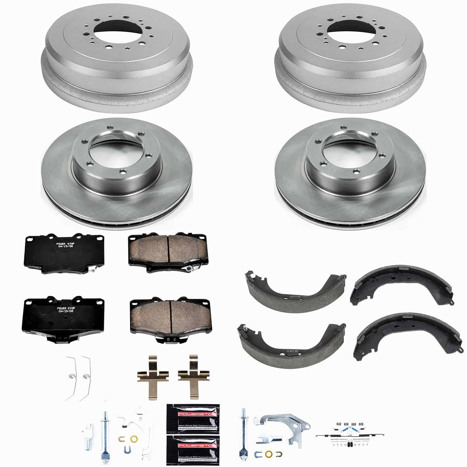 Power Stop - KOE15094DK - Complete Vehicle Disc/Drum Brake Kit