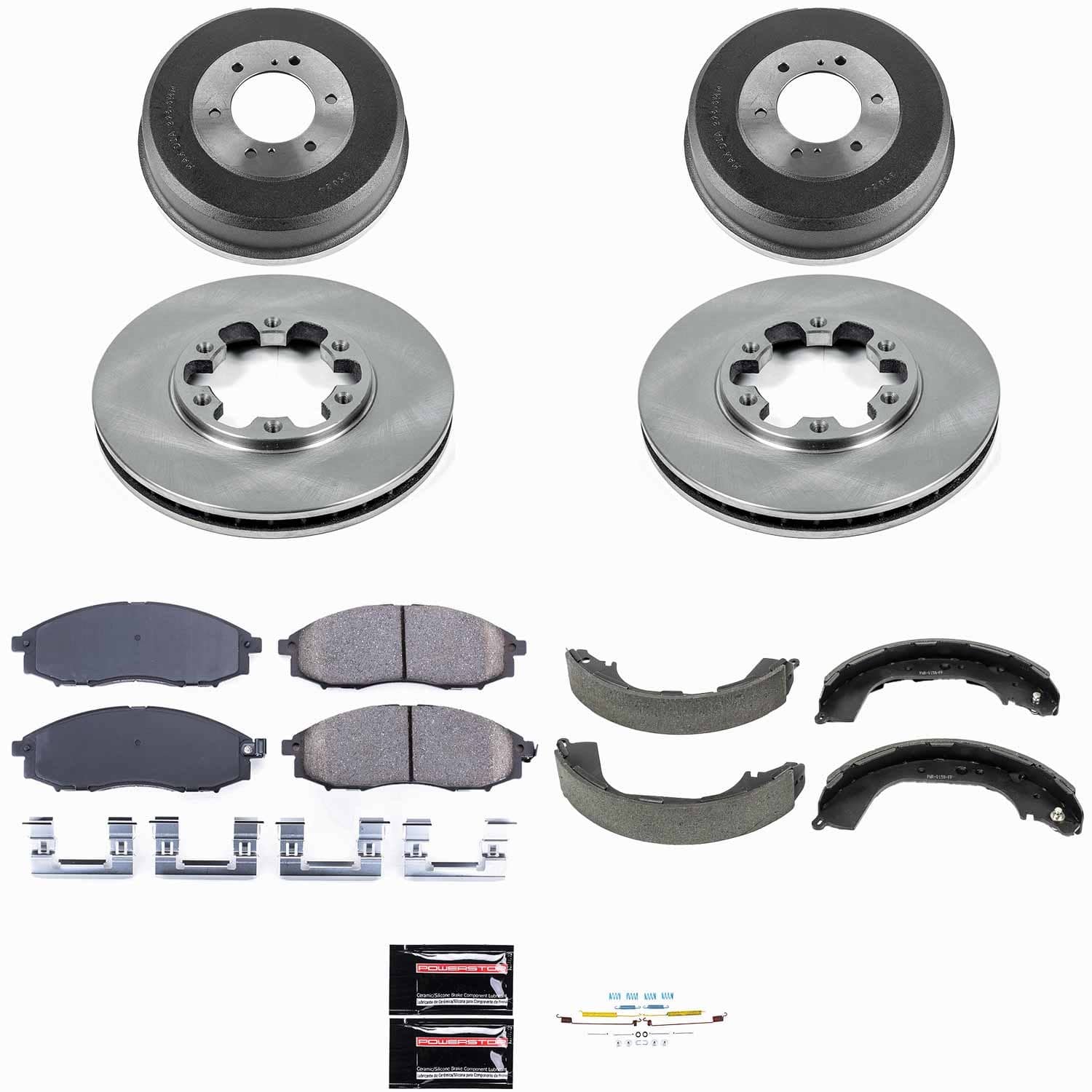 Power Stop - KOE15118DK - Complete Vehicle Disc/Drum Brake Kit
