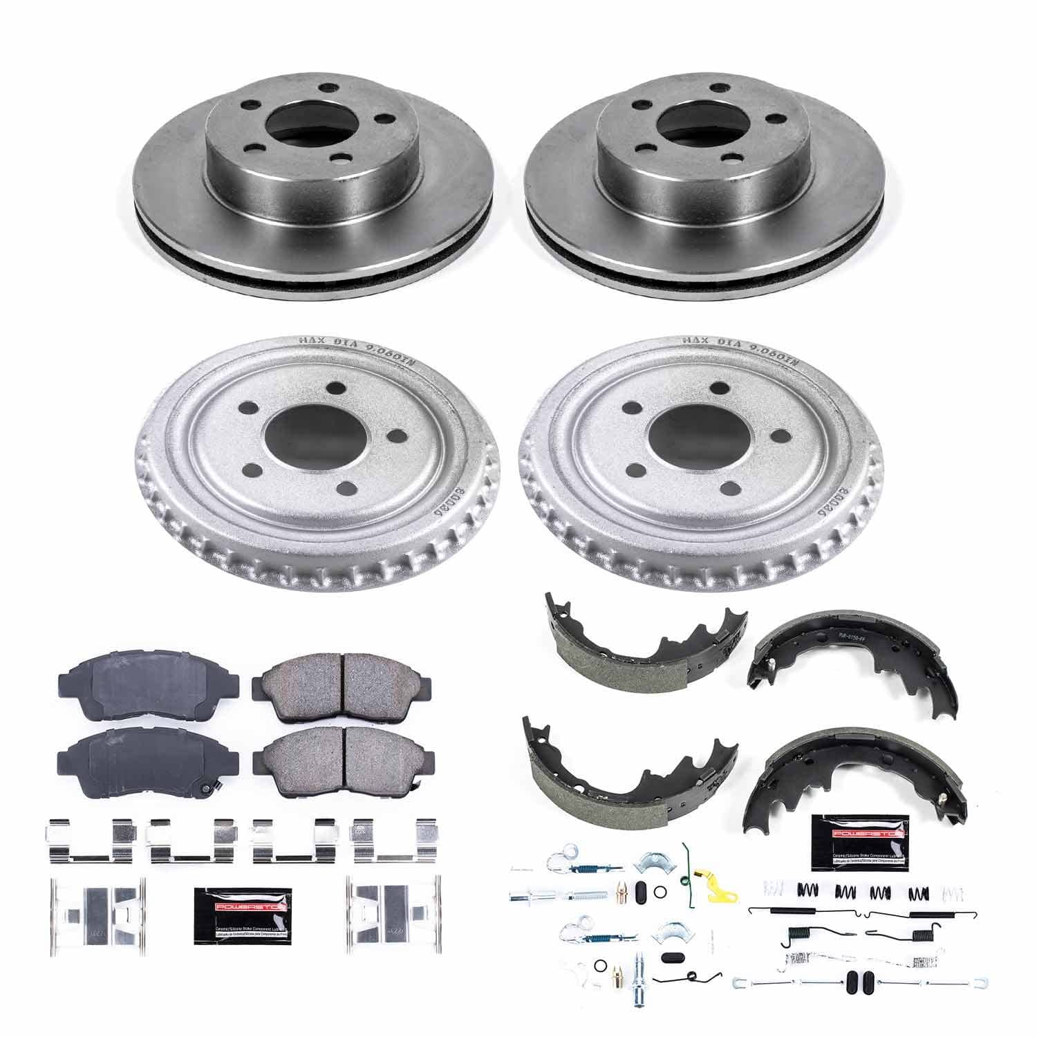 Power Stop - KOE15149DK - Complete Vehicle Disc/Drum Brake Kit