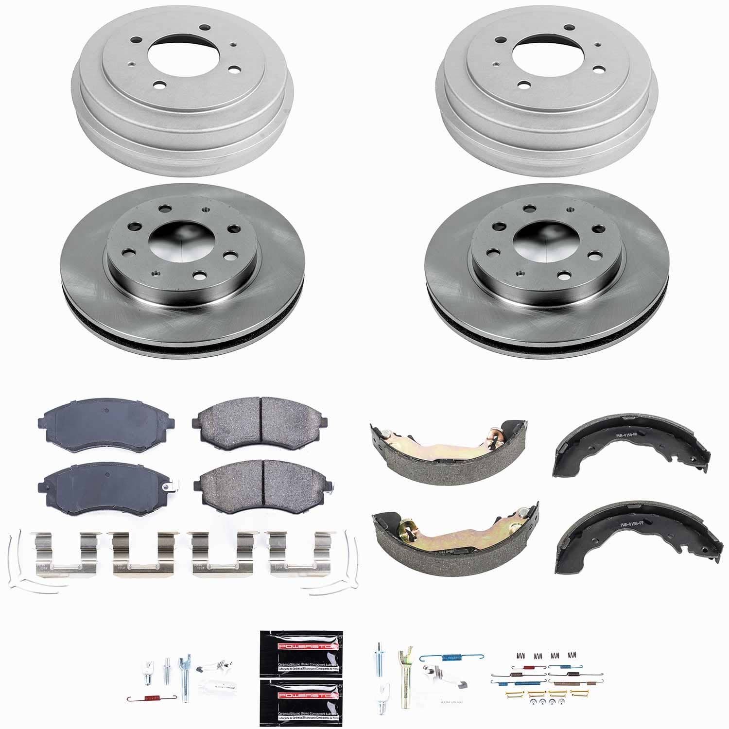 Power Stop - KOE15158DK - Complete Vehicle Disc/Drum Brake Kit