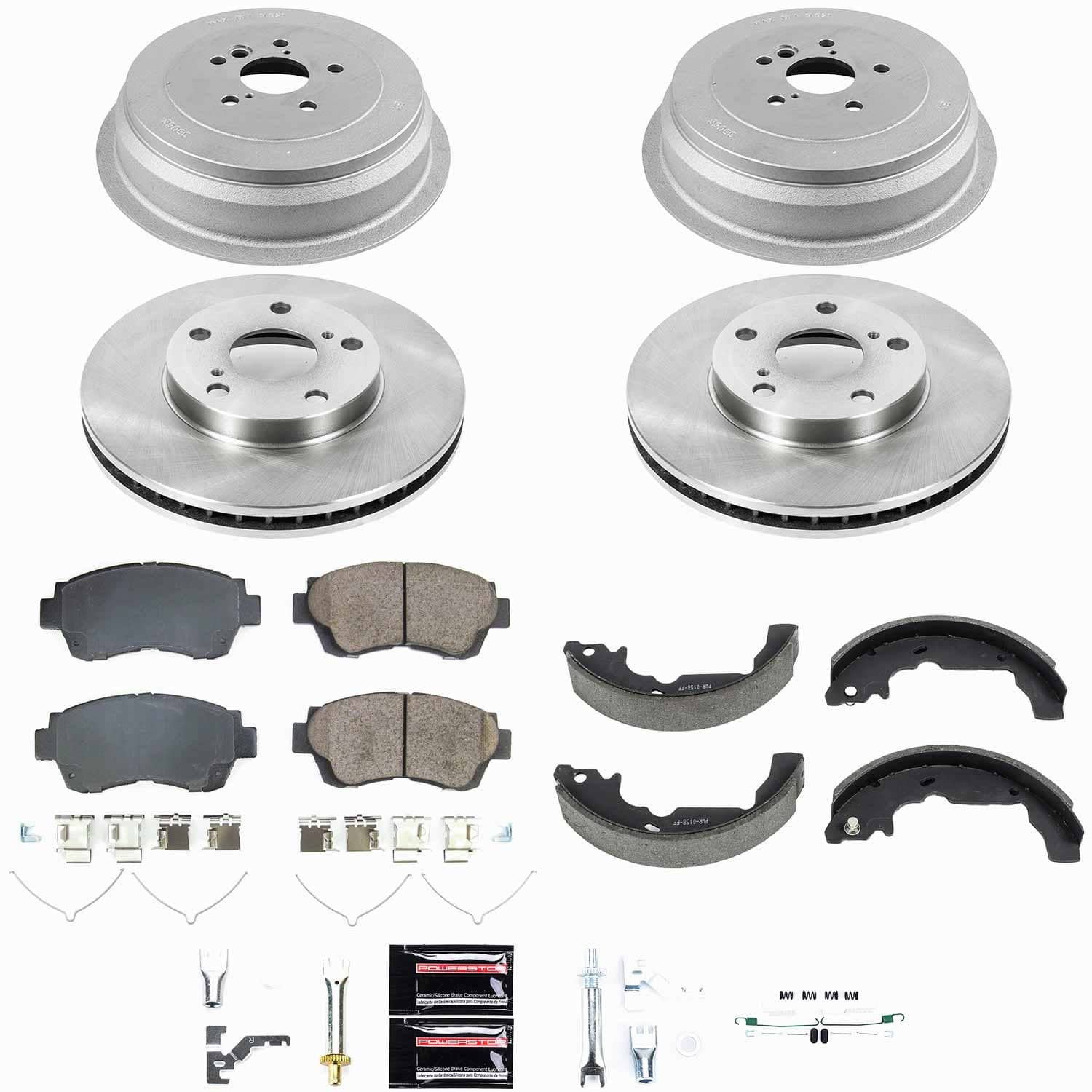Power Stop - KOE15179DK - Complete Vehicle Disc/Drum Brake Kit