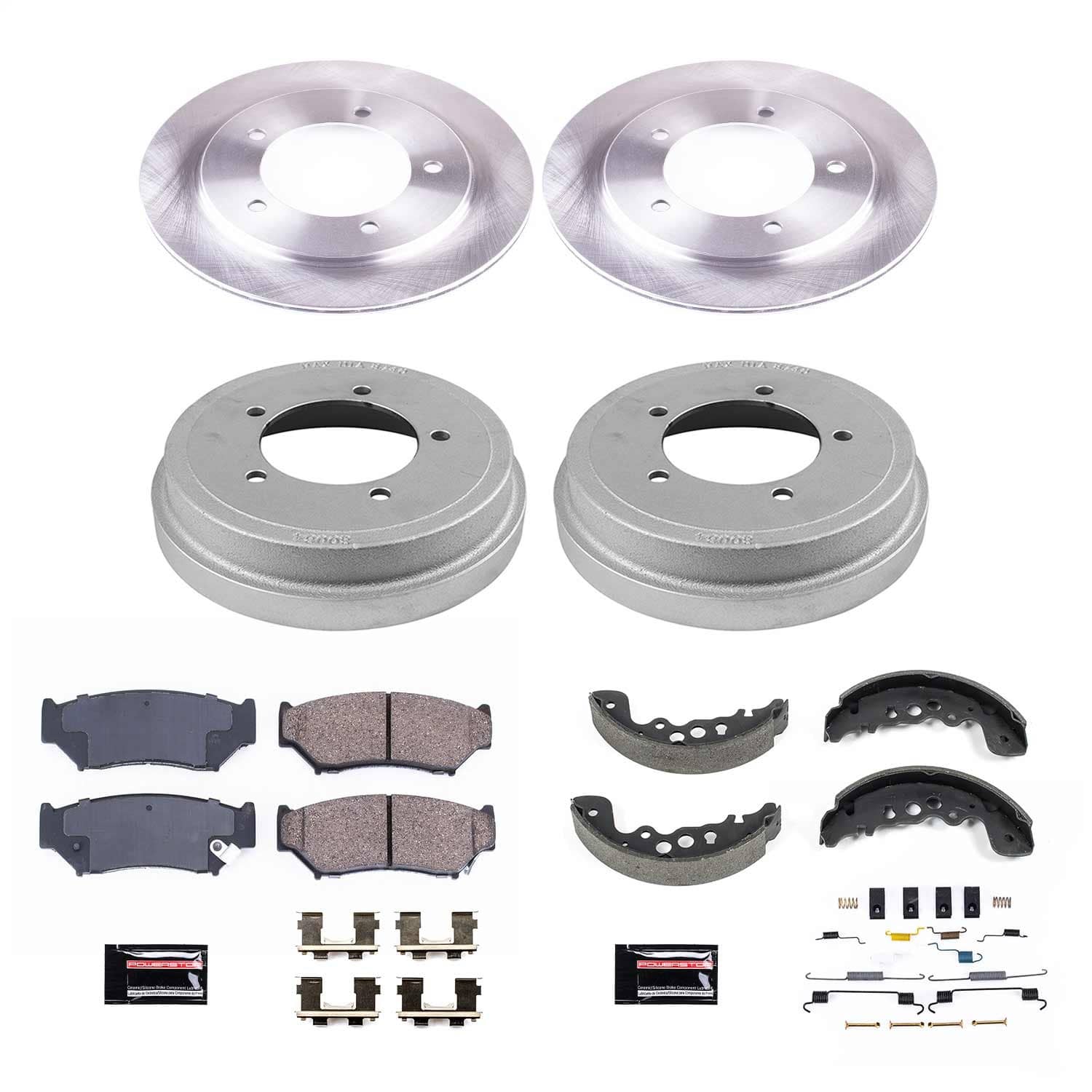 Power Stop - KOE15183DK - Complete Vehicle Disc/Drum Brake Kit