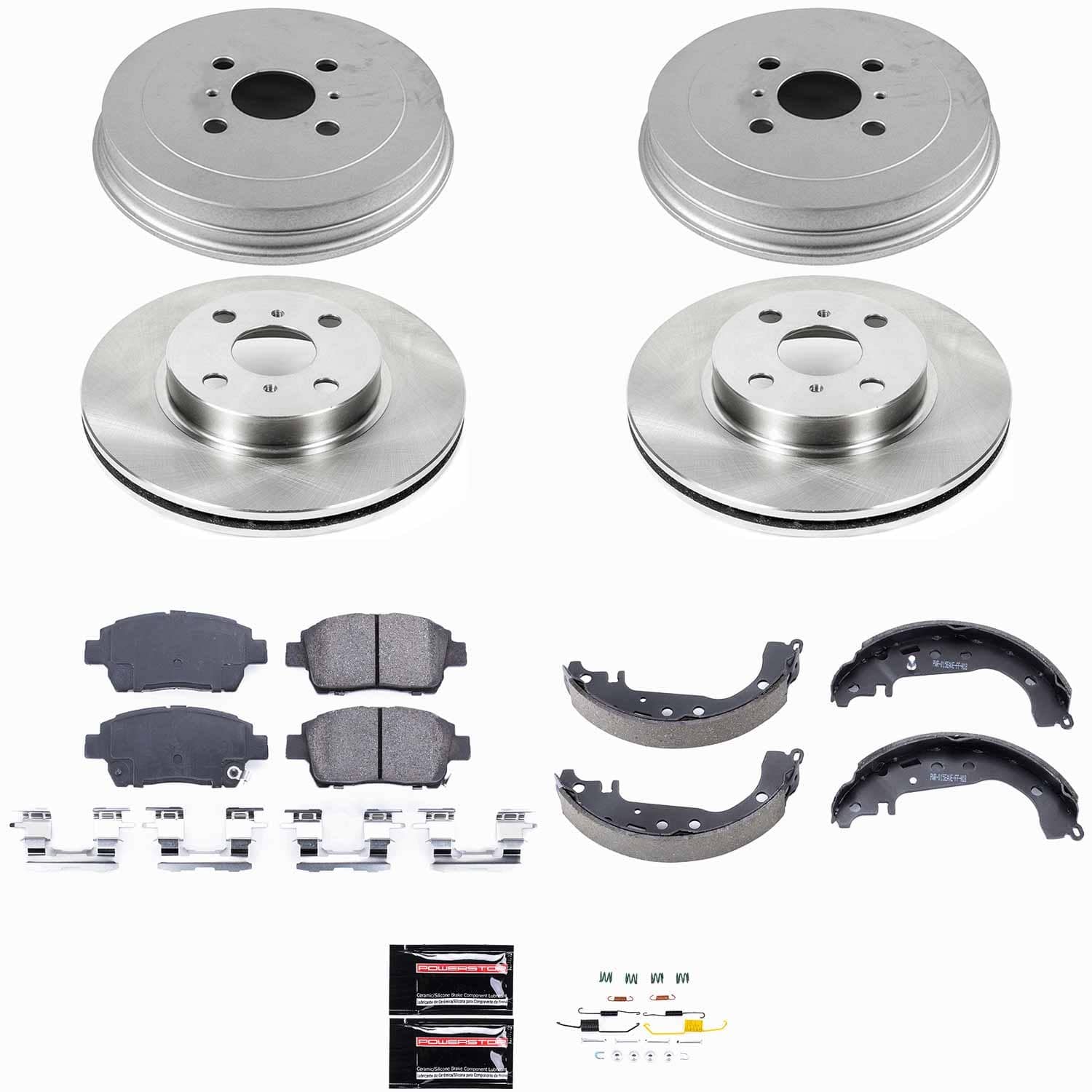Power Stop - KOE15201DK - Complete Vehicle Disc/Drum Brake Kit