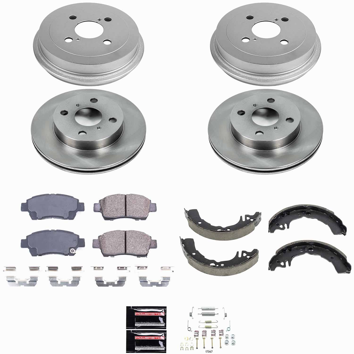 Power Stop - KOE15203DK - Complete Vehicle Disc/Drum Brake Kit