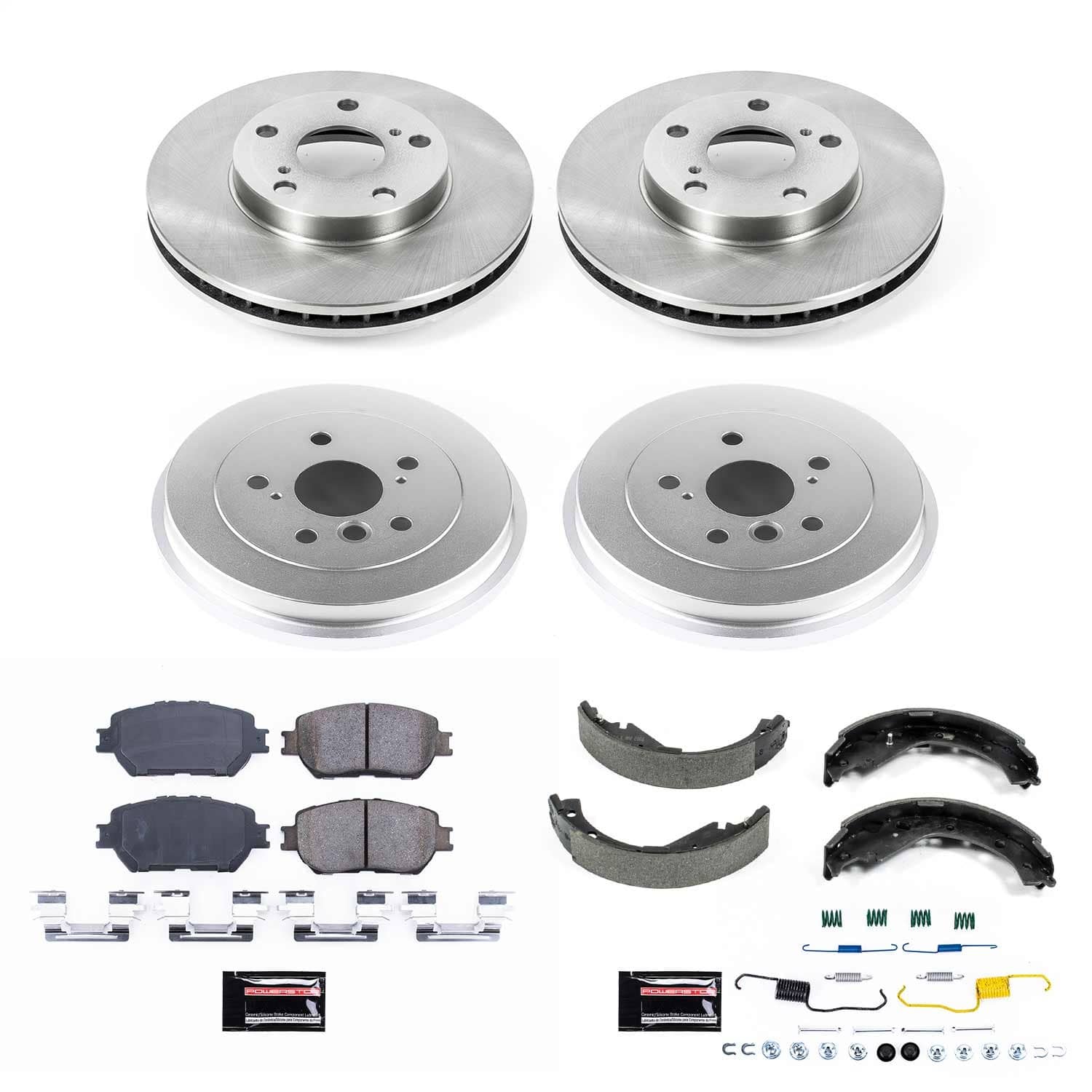Power Stop - KOE15228DK - Complete Vehicle Disc/Drum Brake Kit