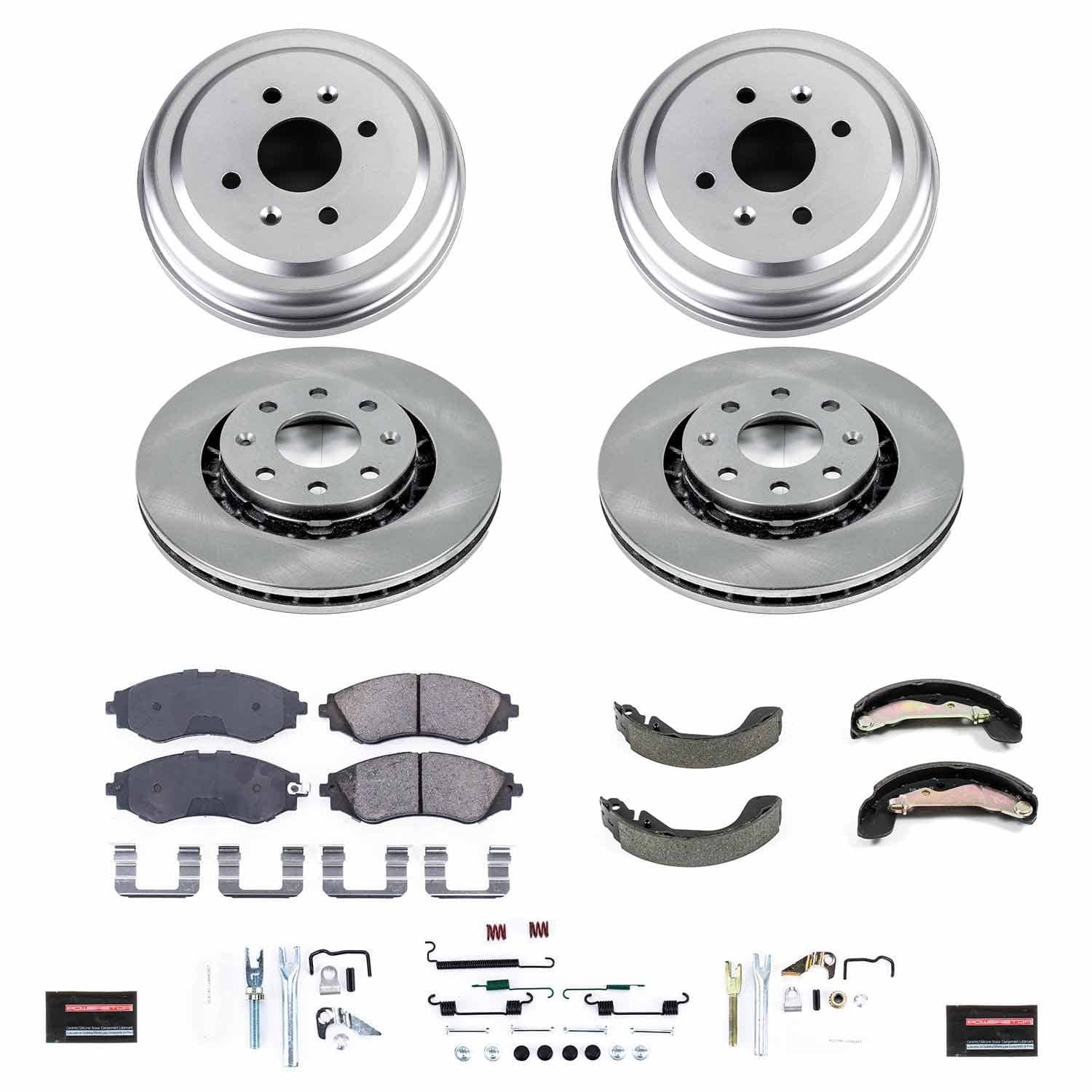 Power Stop - KOE15235DK - Complete Vehicle Disc/Drum Brake Kit